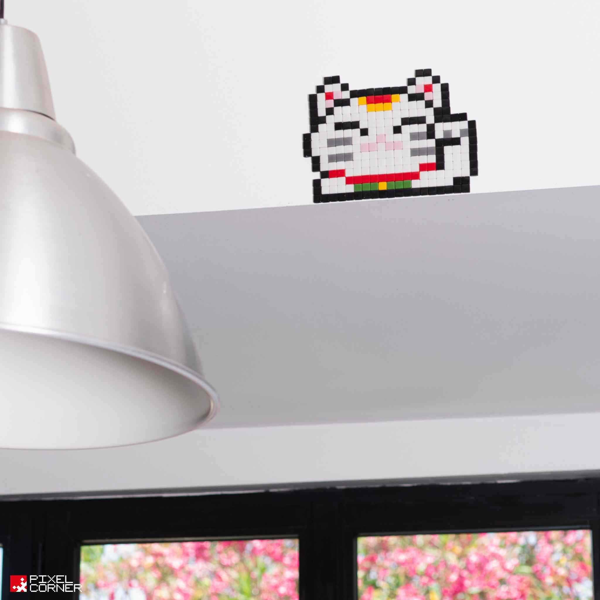 Pixel Art Kit "Lucky Cat" par Pixel Corner - Kits de loisirs créatifs