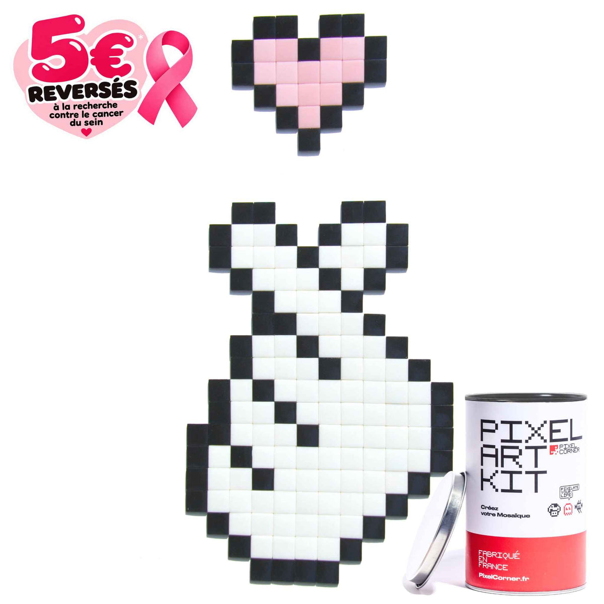 Pixel Art Kit "Main d'Amour" par Pixel Corner - Kits de loisirs créatifs