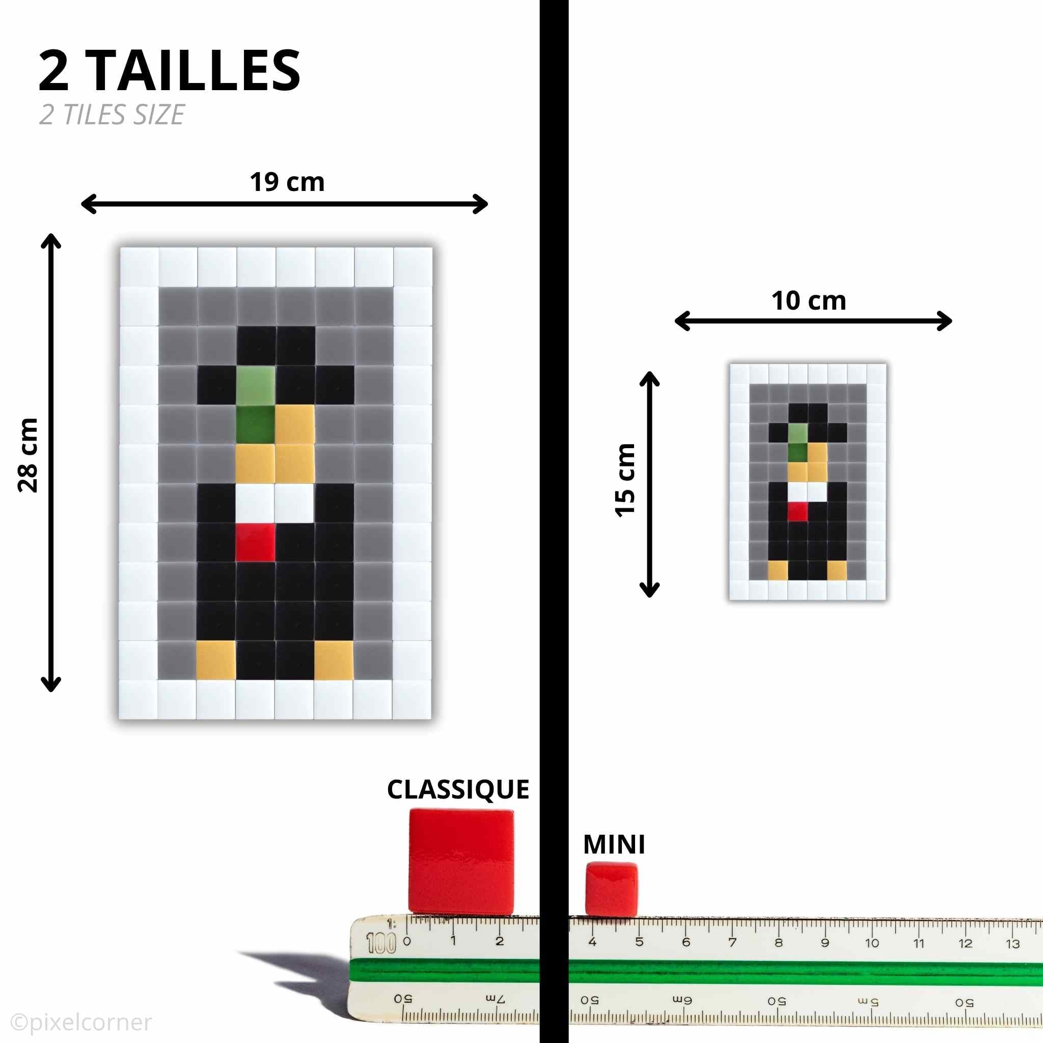 Pixel Art Kit "Mini René" par Pixel Corner - Kits de loisirs créatifs