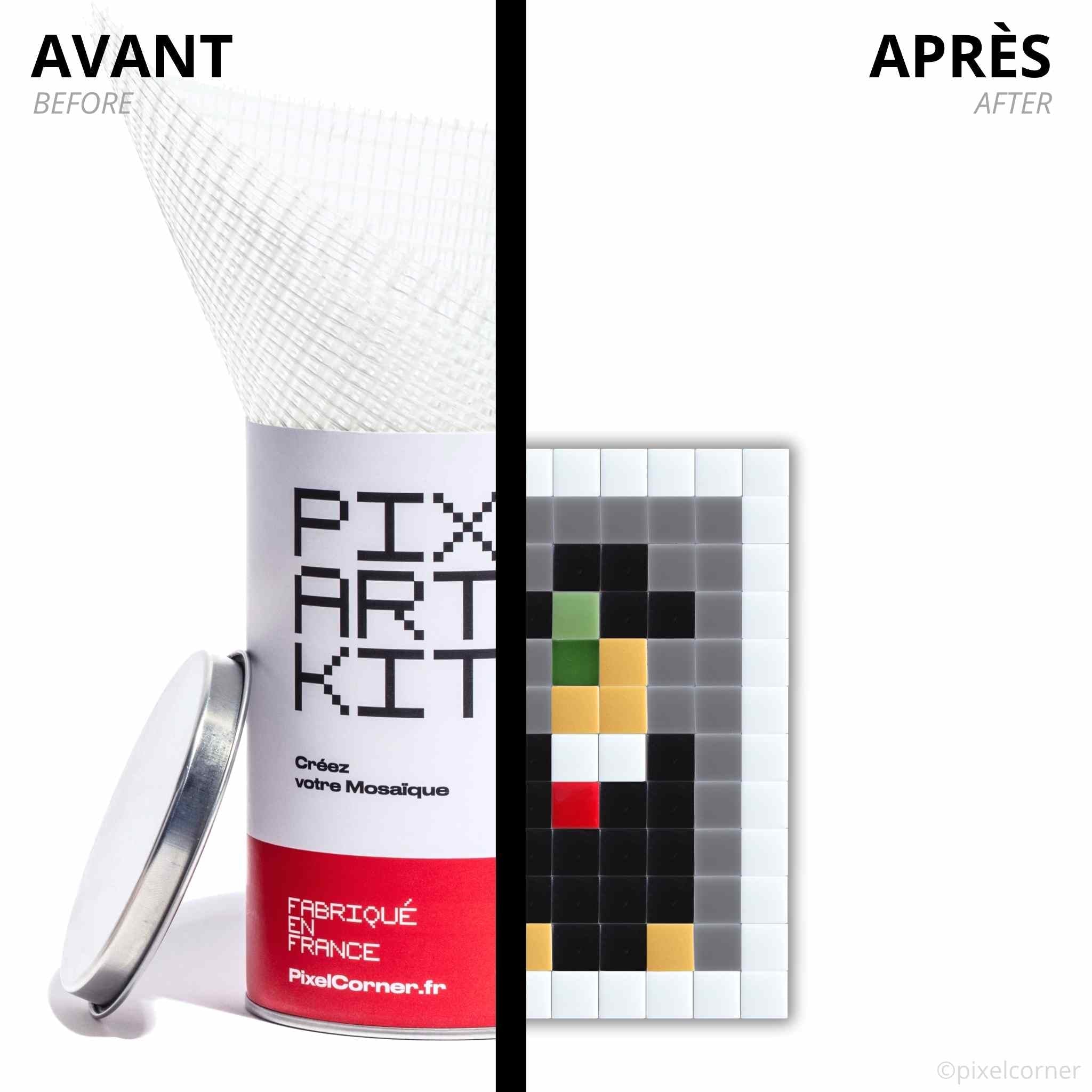 Pixel Art Kit "Mini René" par Pixel Corner - Kits de loisirs créatifs