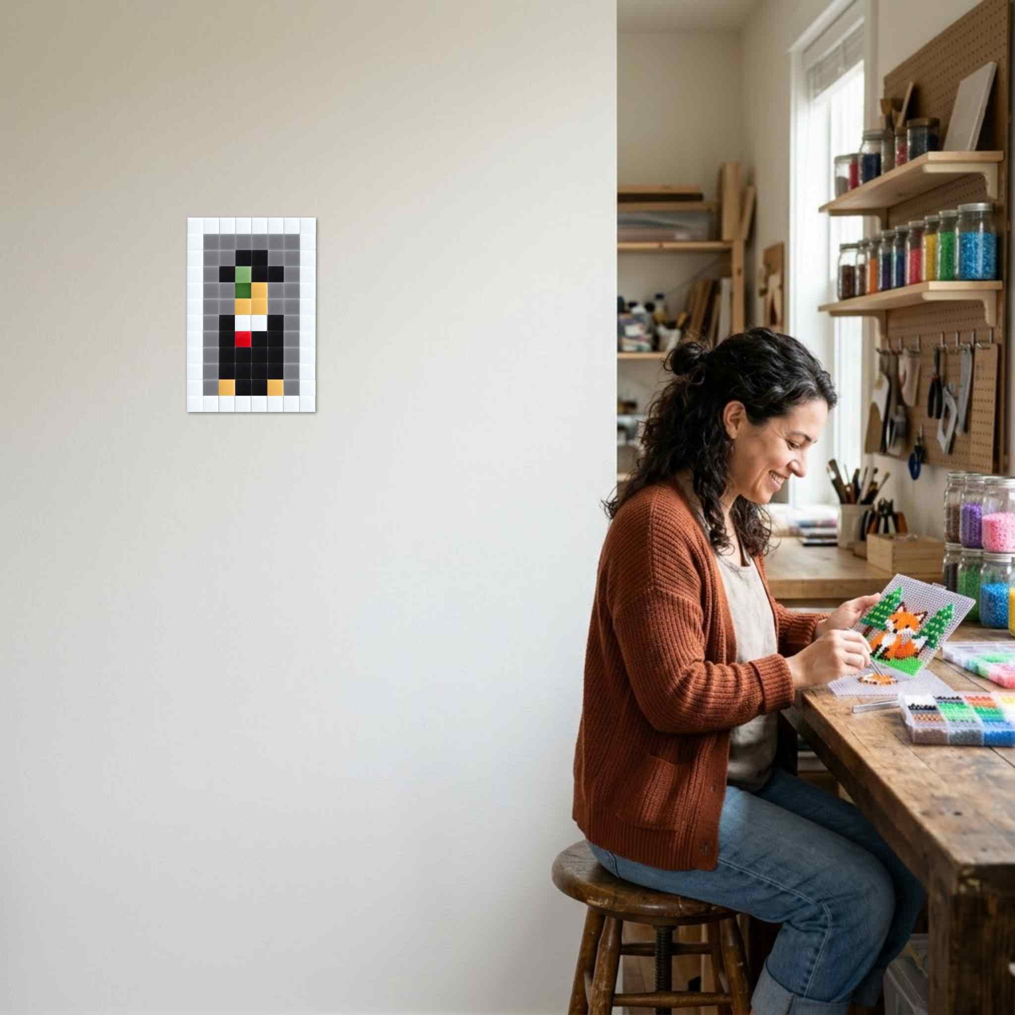 Pixel Art Kit "Mini René" par Pixel Corner - Kits de loisirs créatifs