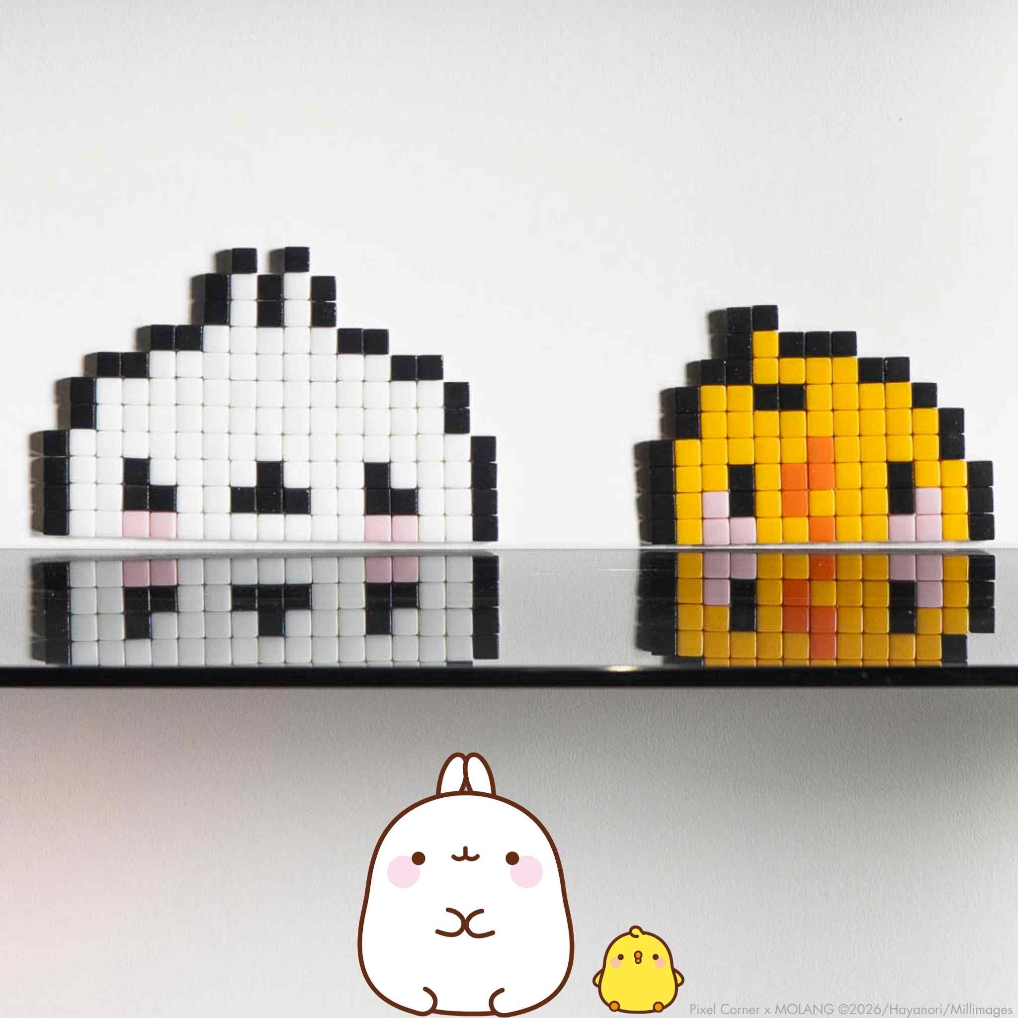 Pixel Art Kit "Molang" par Pixel Corner - Kits de loisirs créatifs
