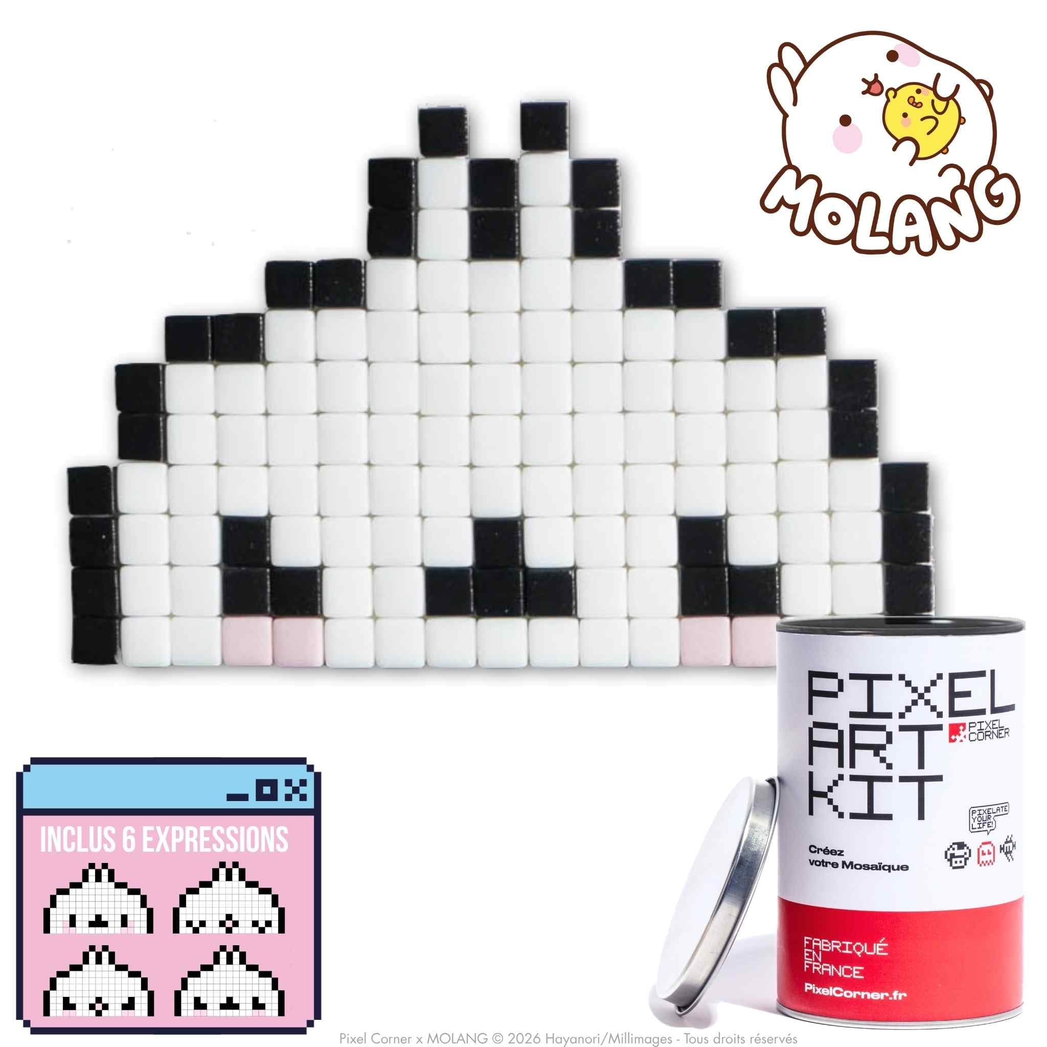 Pixel Art Kit "Molang" par Pixel Corner - Kits de loisirs créatifs