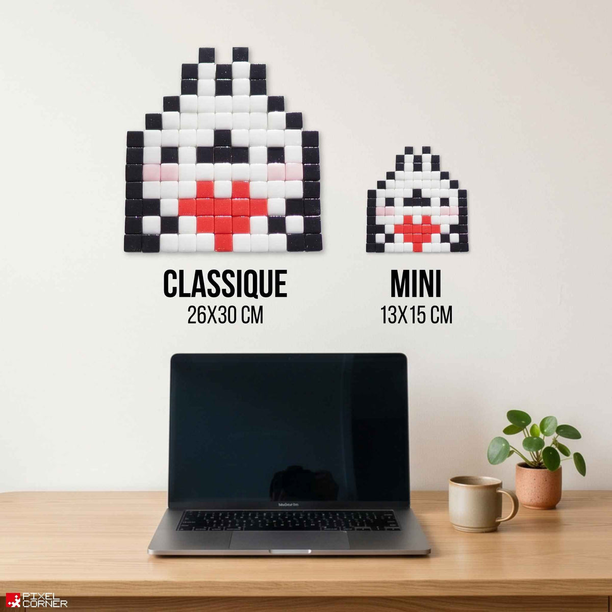 Pixel Art Kit "Molang & Love" par Pixel Corner - Kits de loisirs créatifs