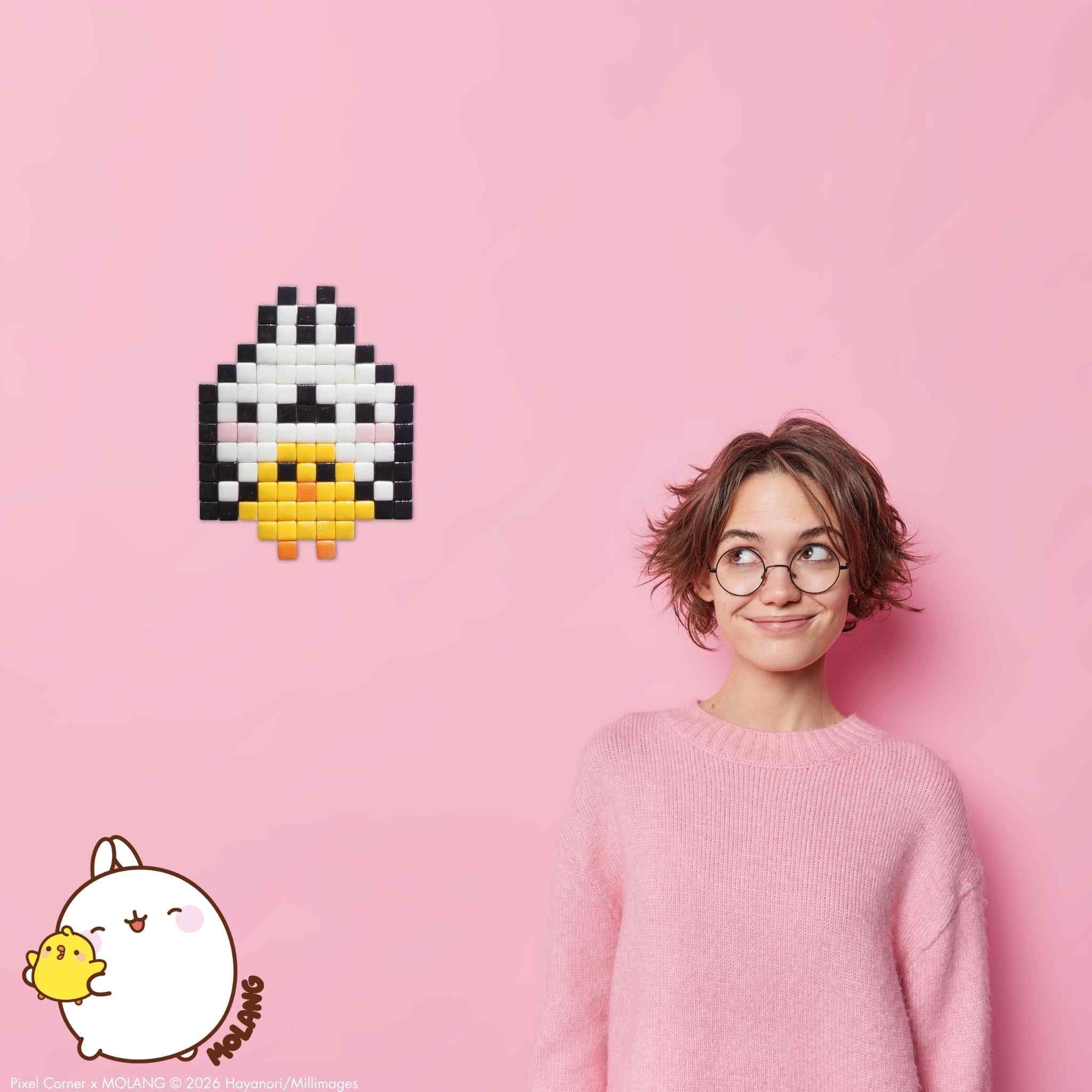 Pixel Art Kit "Molang & Piu Piu" par Pixel Corner - Kits de loisirs créatifs