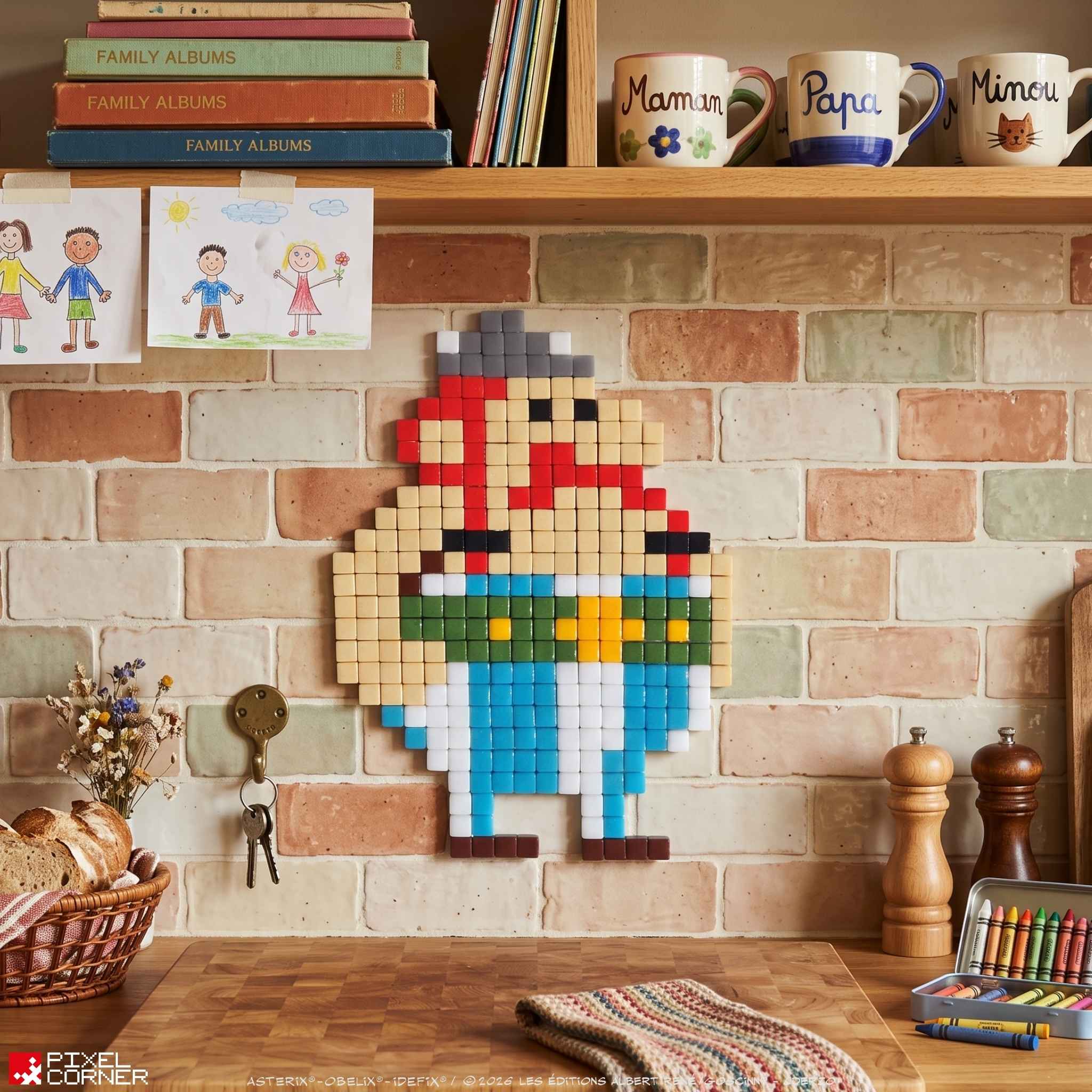 Pixel Art Kit "Obélix®" par Pixel Corner - Kits de loisirs créatifs