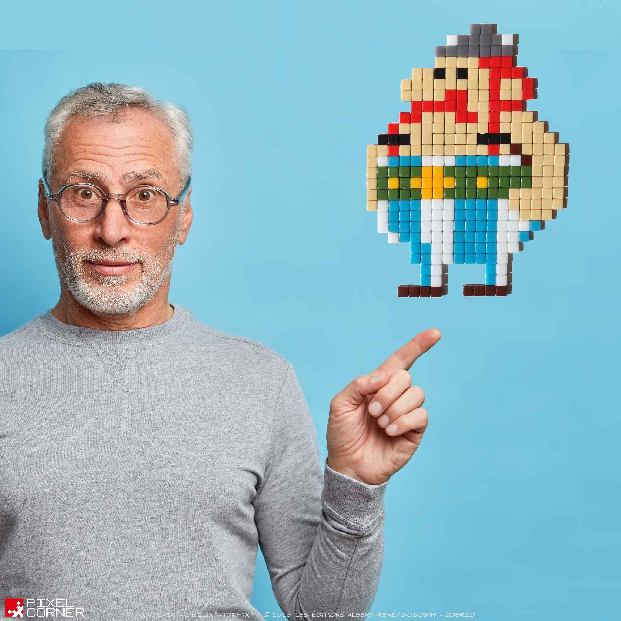 Pixel Art Kit "Obélix®" par Pixel Corner - Kits de loisirs créatifs
