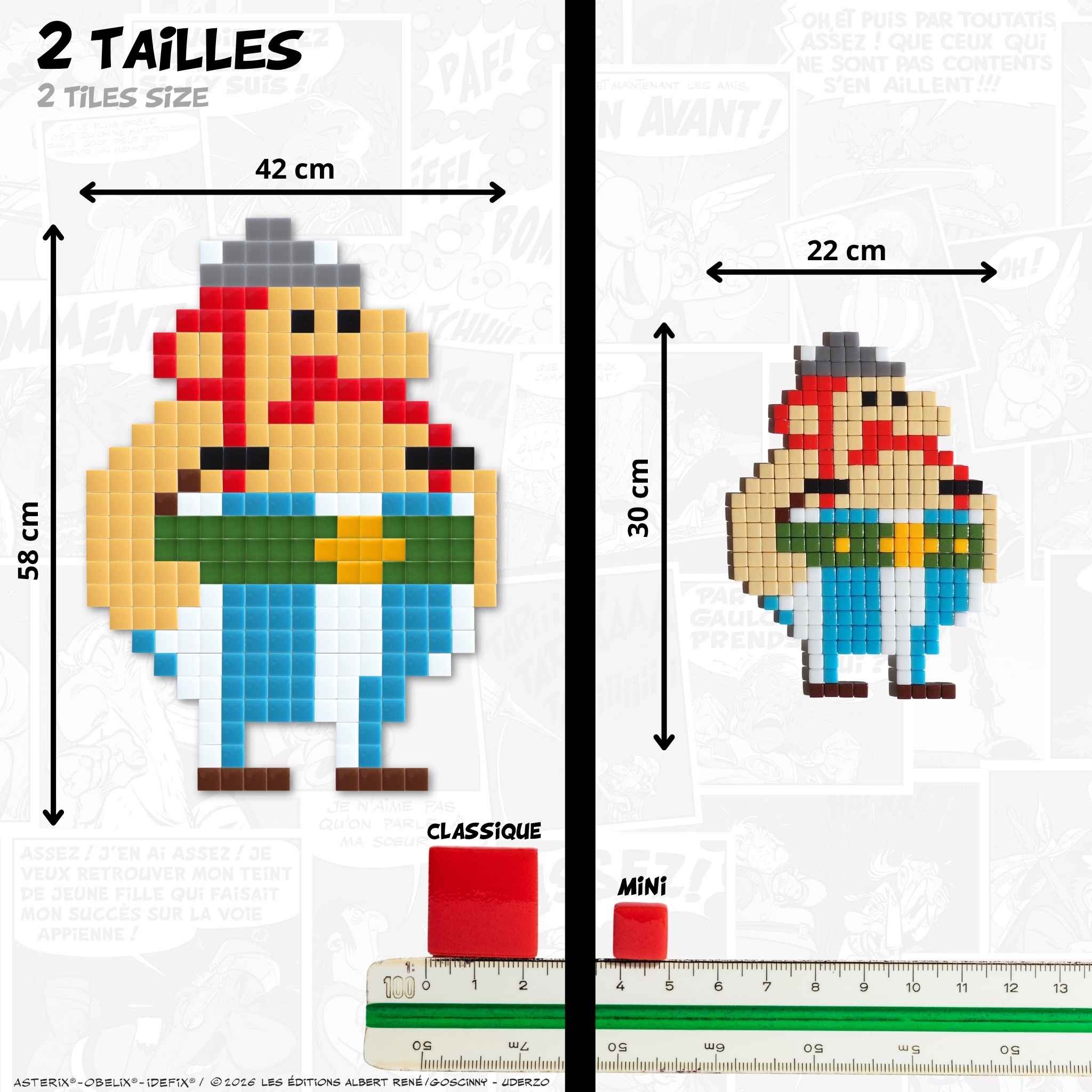 Pixel Art Kit "Obélix®" par Pixel Corner - Kits de loisirs créatifs