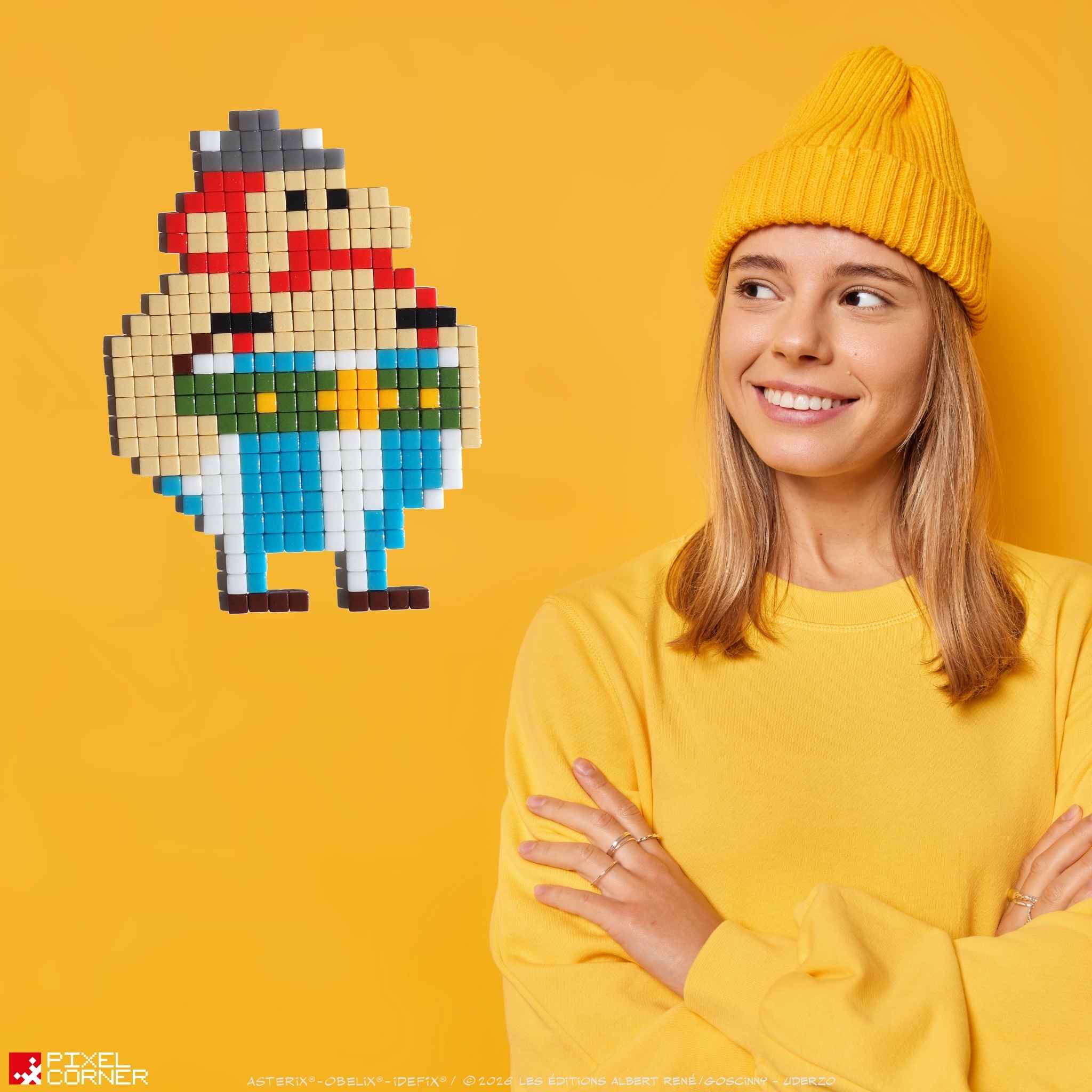 Pixel Art Kit "Obélix®" par Pixel Corner - Kits de loisirs créatifs