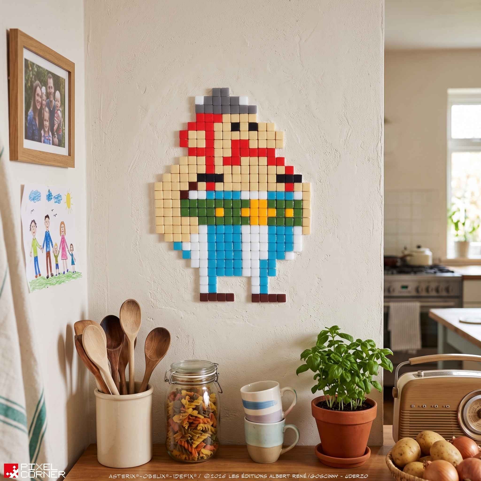 Pixel Art Kit "Obélix®" par Pixel Corner - Kits de loisirs créatifs