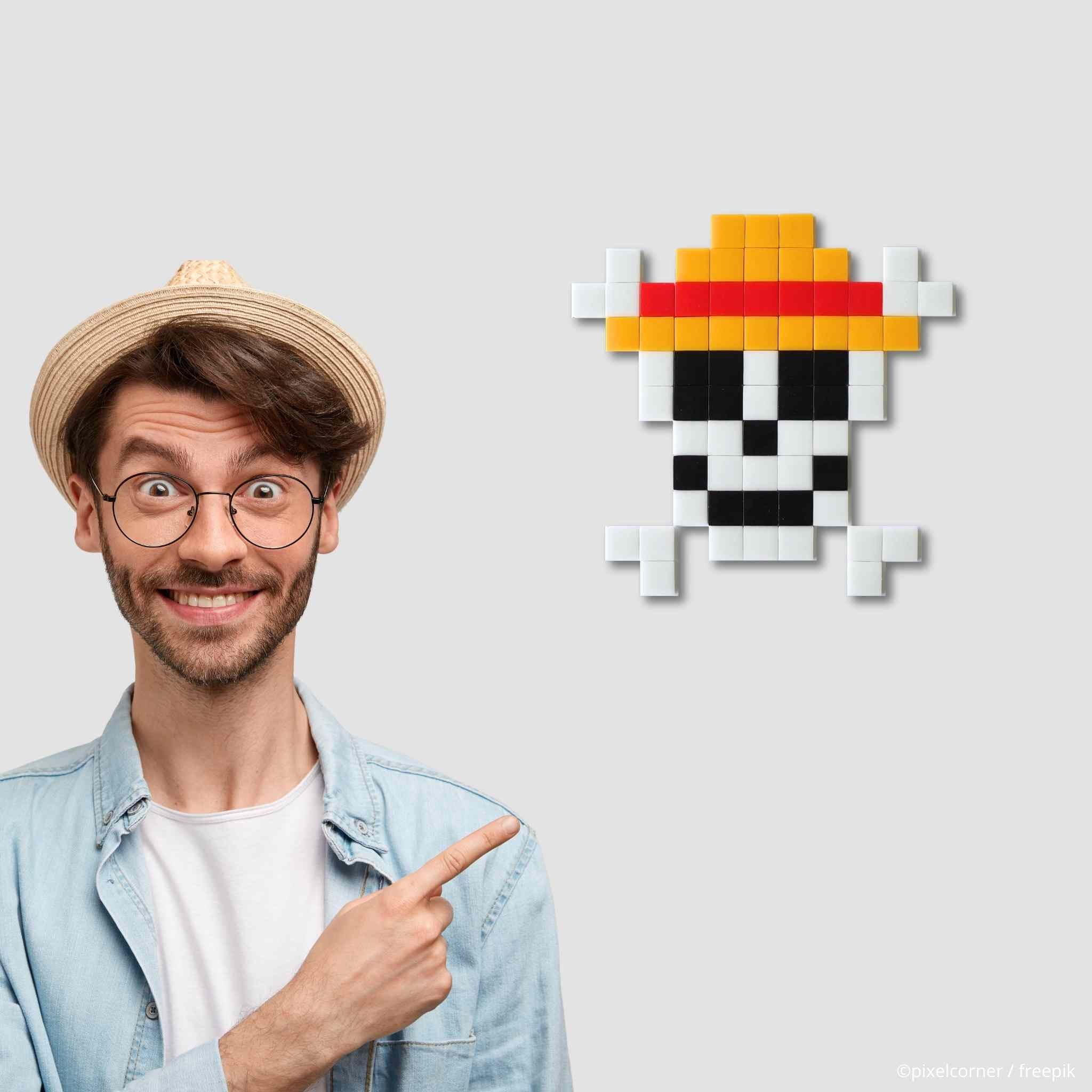Pixel Art Kit "One Pirate" par Pixel Corner - Kits de loisirs créatifs