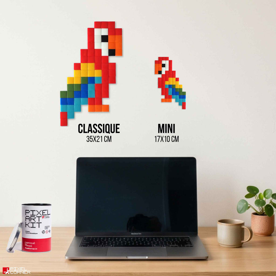Comparaison des tailles Pixel Corner