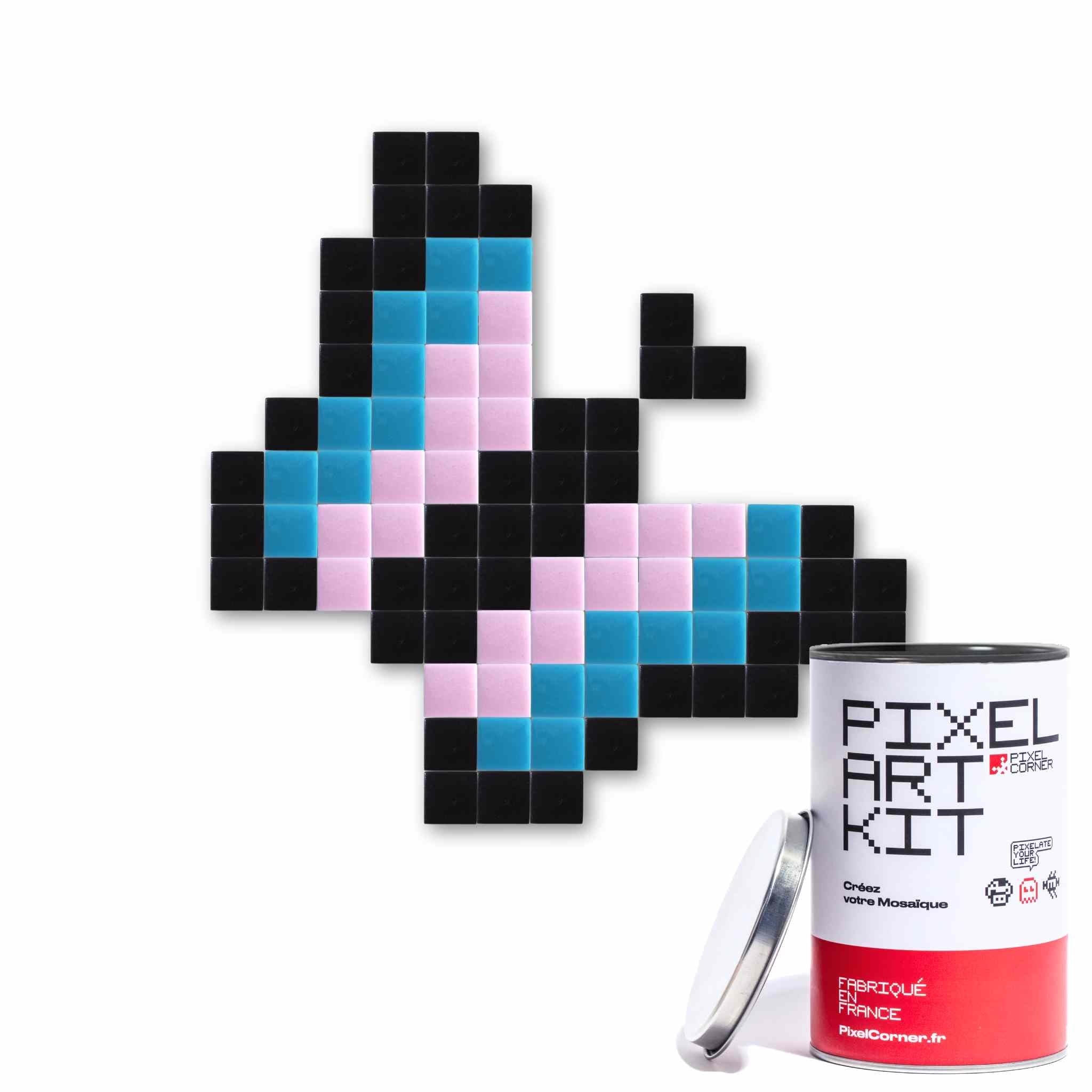 Pixel Art Kit "Papillon(s)" par Pixel Corner - Kits de loisirs créatifs