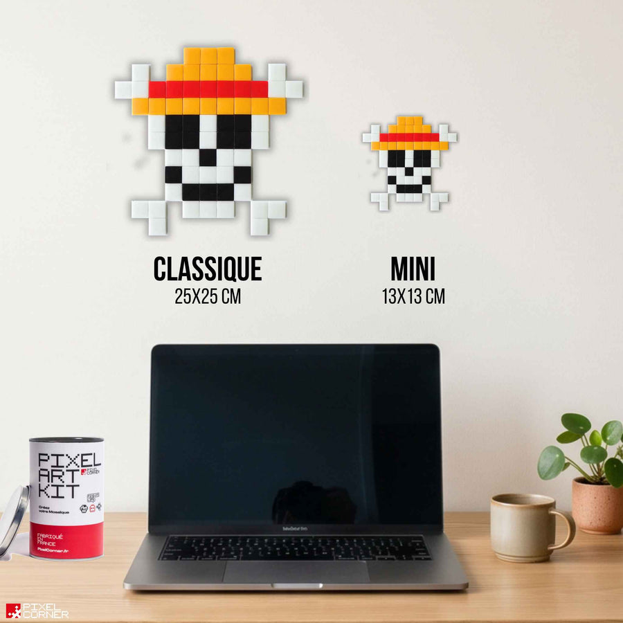 Comparaison des tailles Pixel Corner