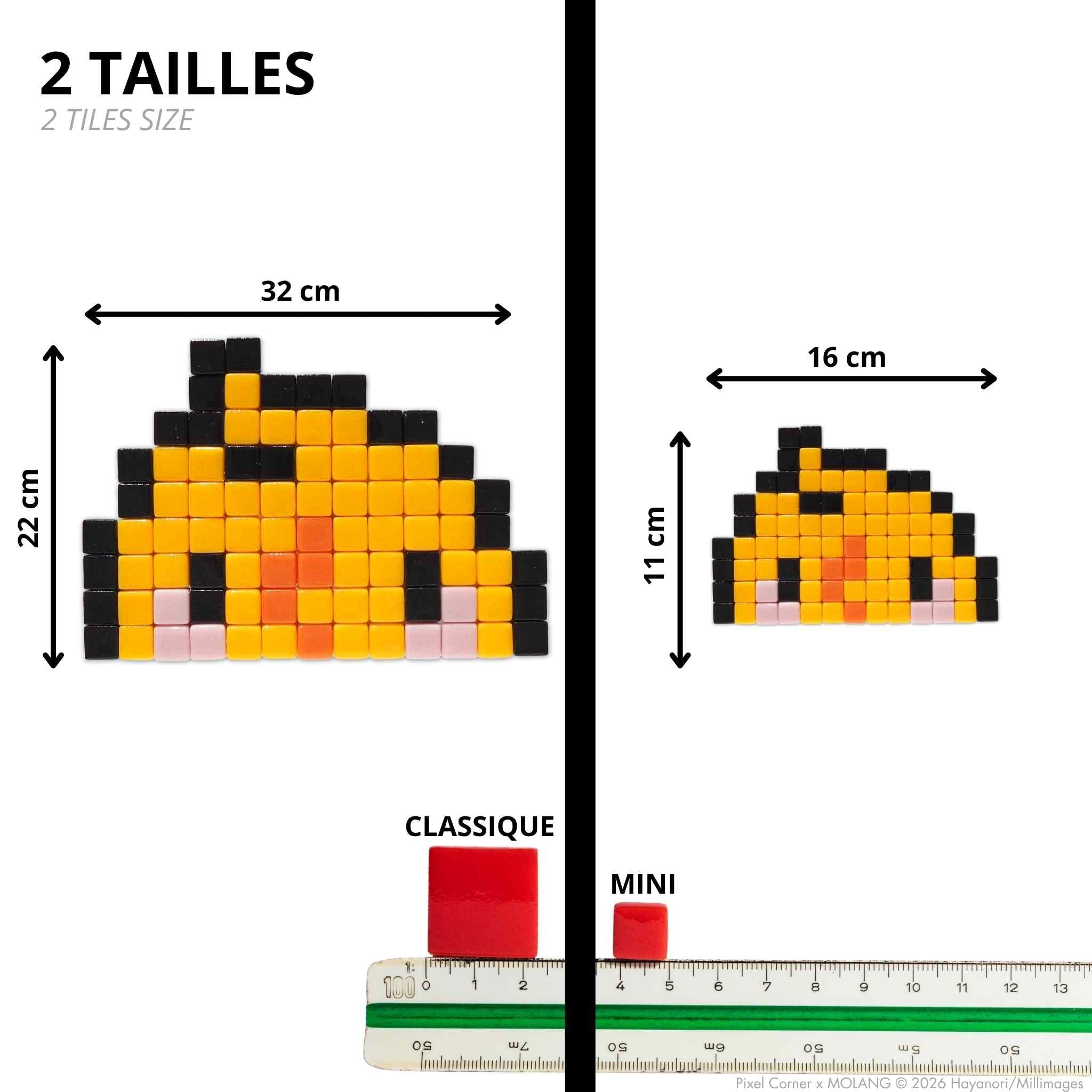 Pixel Art Kit "Piu Piu" par Pixel Corner - Kits de loisirs créatifs