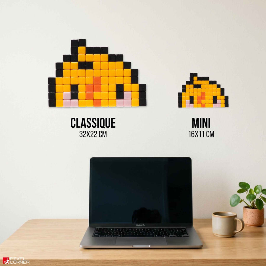 Comparaison des tailles Pixel Corner