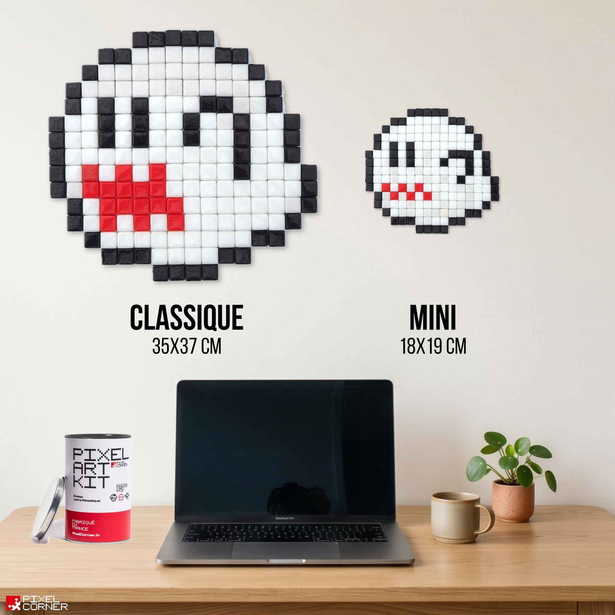Pixel Art Kit "Pix-A-Boo" par Pixel Corner - Kits de loisirs créatifs