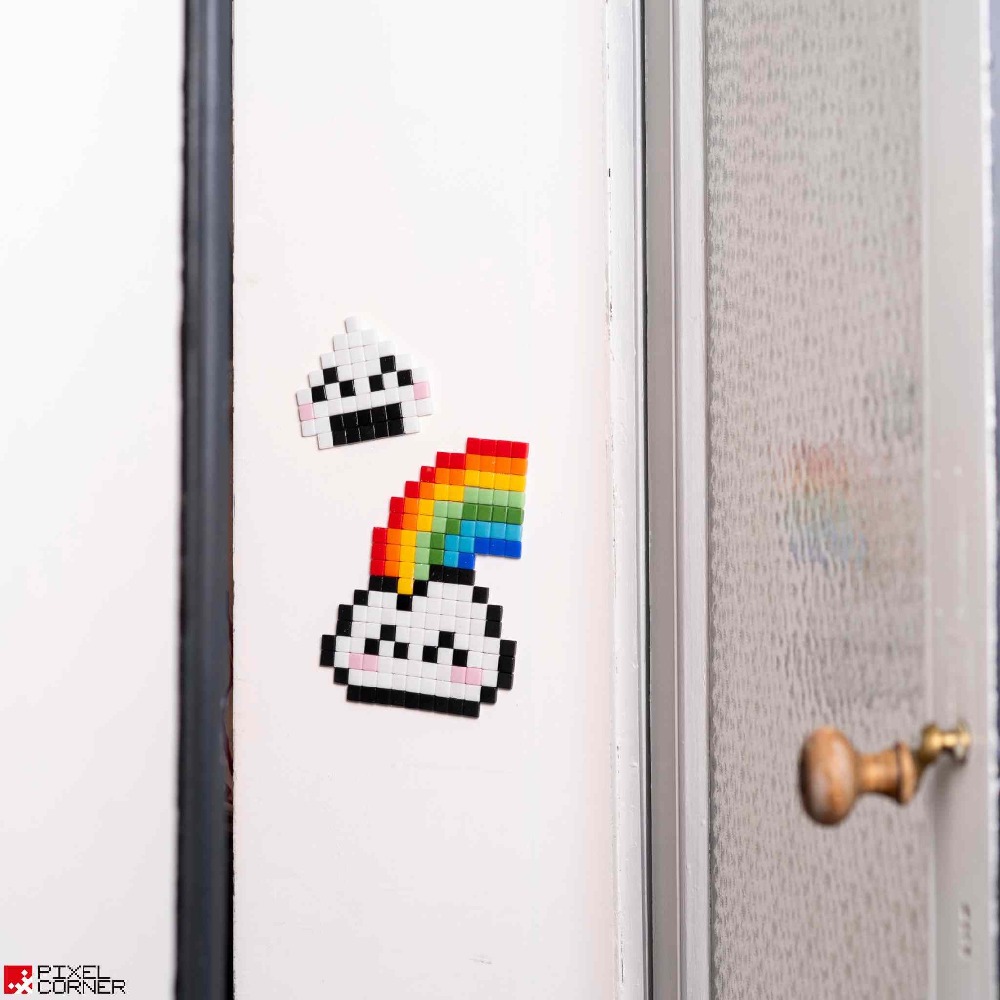 Pixel Art Kit "Rainbow Cloud" par Pixel Corner - Kits de loisirs créatifs