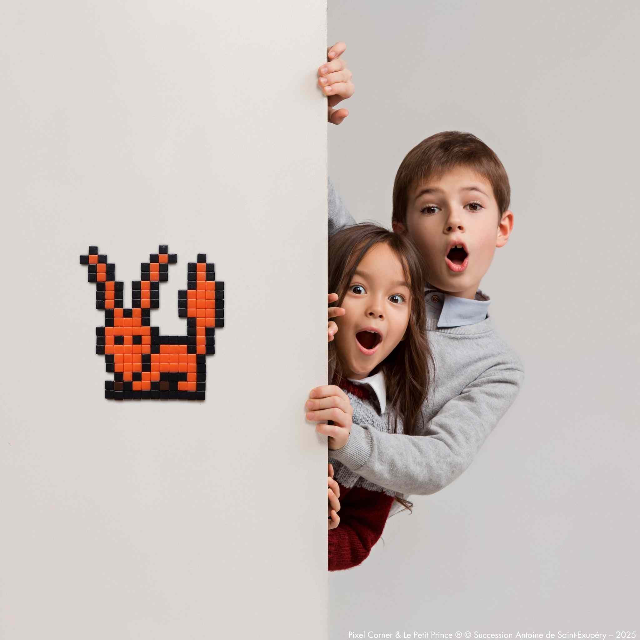 Pixel Art Kit "Renard Apprivoisé" - Le Petit Prince® par Pixel Corner - Kits de loisirs créatifs