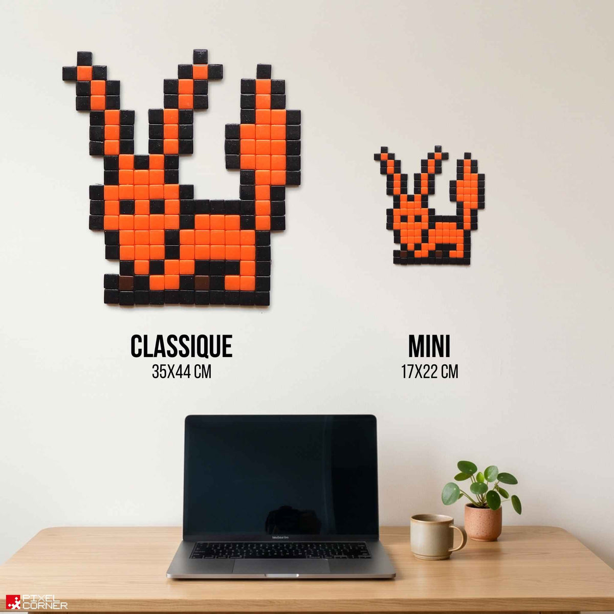 Pixel Art Kit "Renard Apprivoisé" - Le Petit Prince® par Pixel Corner - Kits de loisirs créatifs
