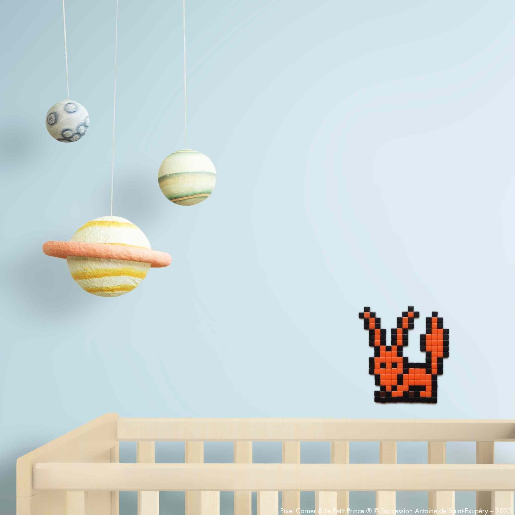 Pixel Art Kit "Renard Apprivoisé" - Le Petit Prince® par Pixel Corner - Kits de loisirs créatifs