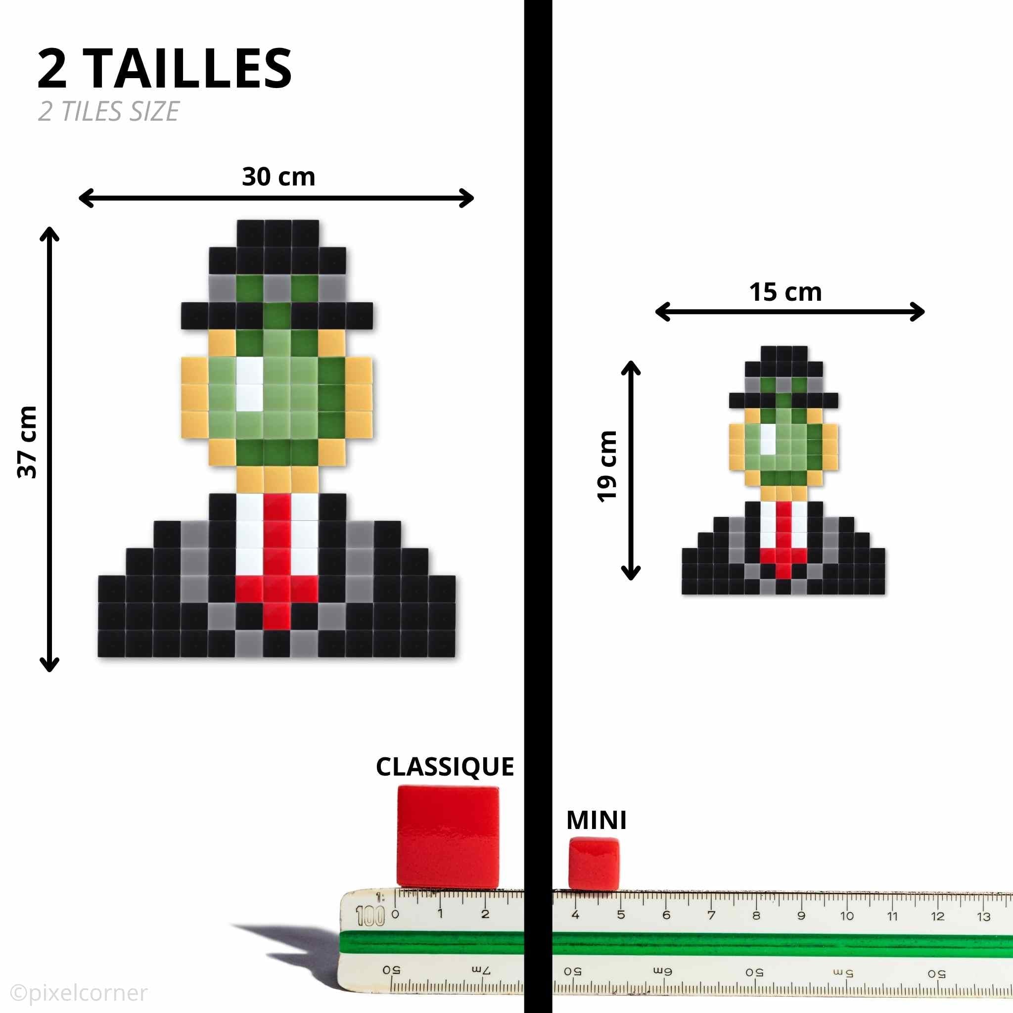 Pixel Art Kit "René" par Pixel Corner - Kits de loisirs créatifs
