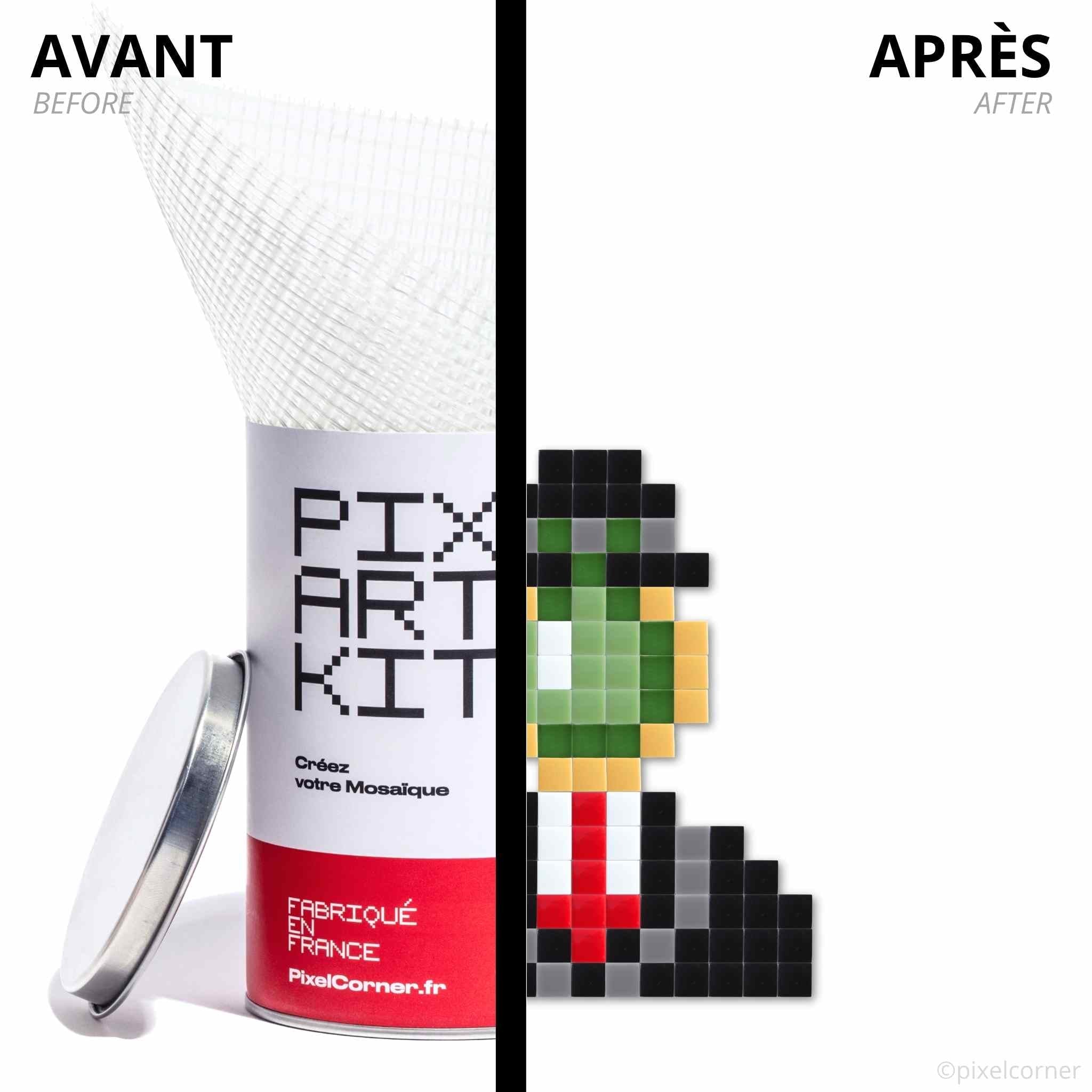 Pixel Art Kit "René" par Pixel Corner - Kits de loisirs créatifs