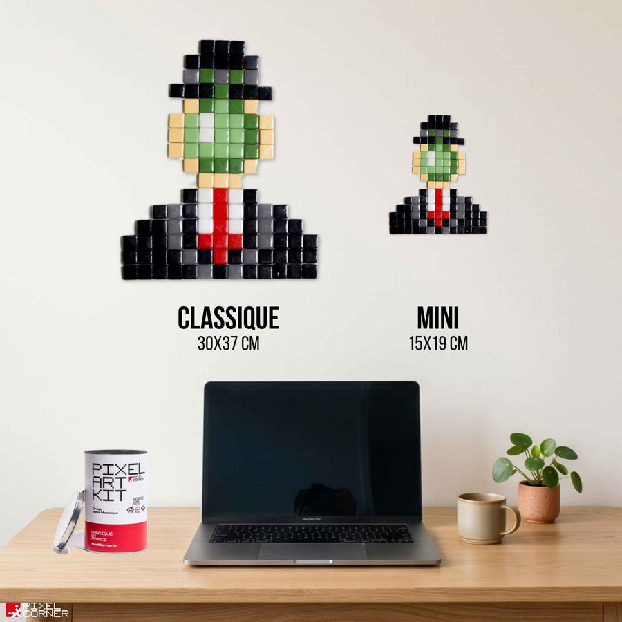 Comparaison des tailles Pixel Corner