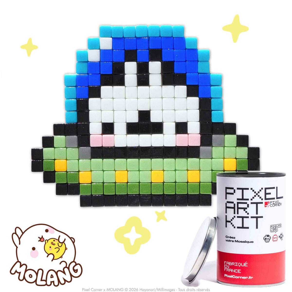 Pixel Art Kit "Space Molang" par Pixel Corner - Kits de loisirs créatifs