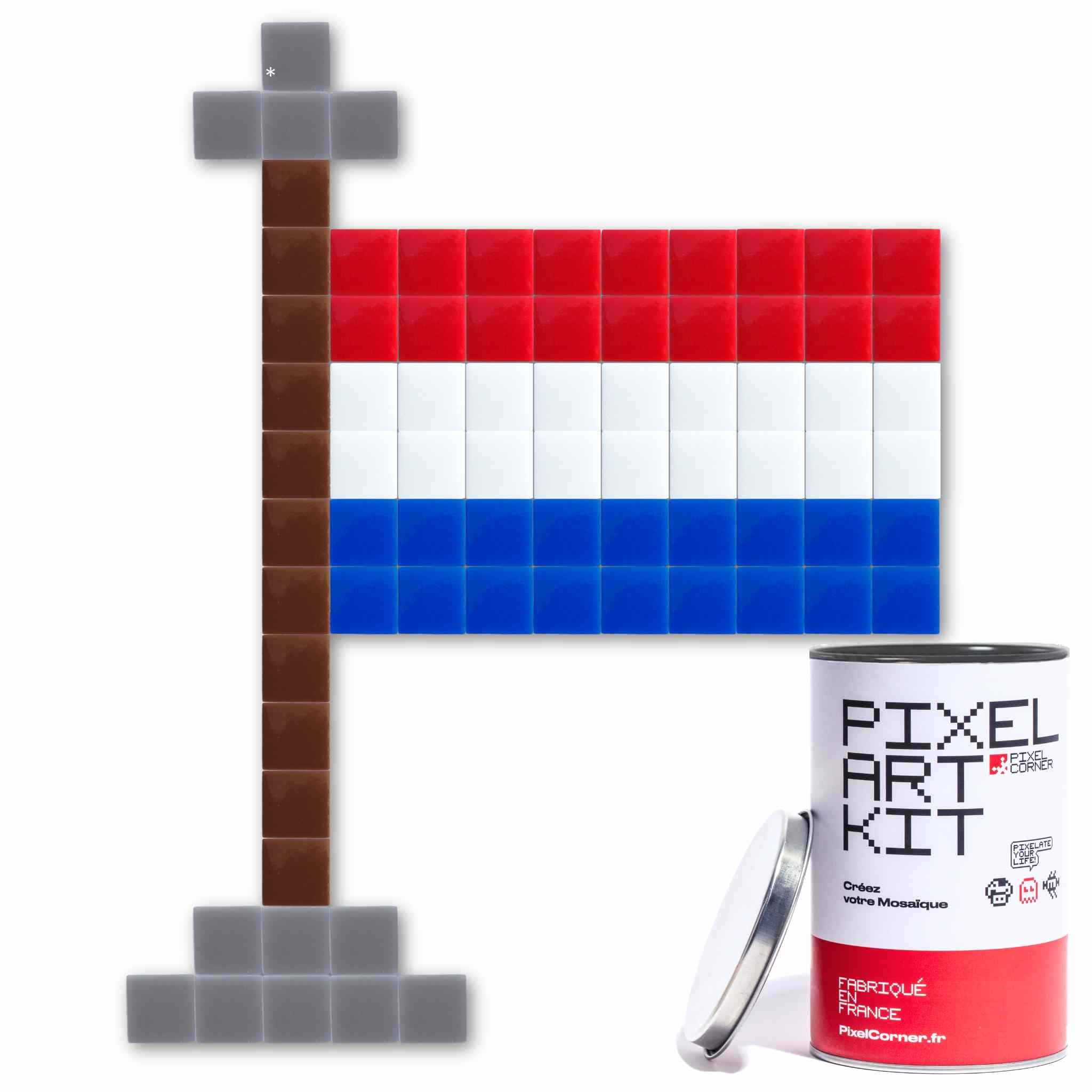 Pixel Art Kit "The Flag(s)" par Pixel Corner - Kits de loisirs créatifs