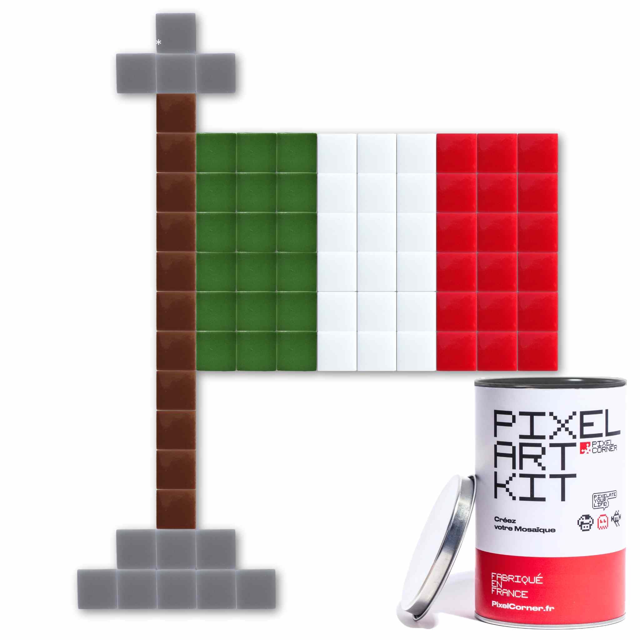 Pixel Art Kit "The Flag(s)" par Pixel Corner - Kits de loisirs créatifs