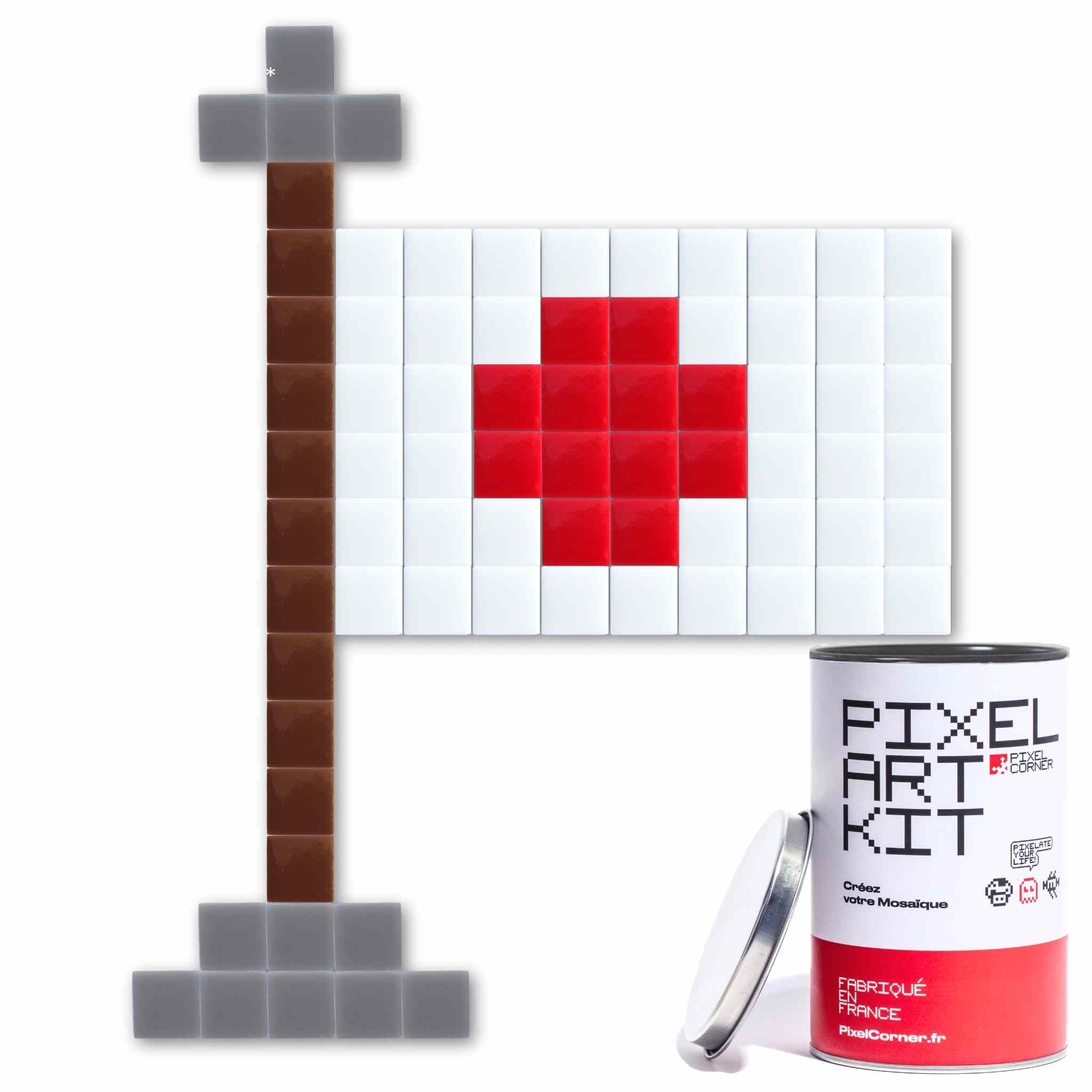 Pixel Art Kit "The Flag(s)" par Pixel Corner - Kits de loisirs créatifs