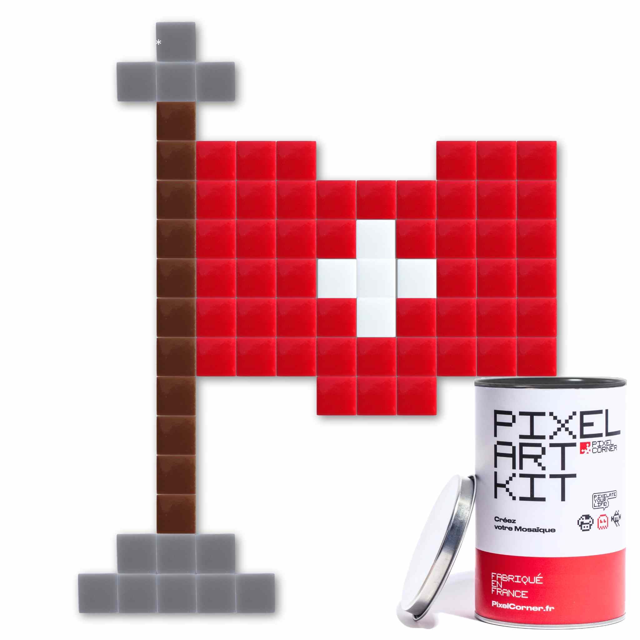 Pixel Art Kit "The Flag(s)" par Pixel Corner - Kits de loisirs créatifs