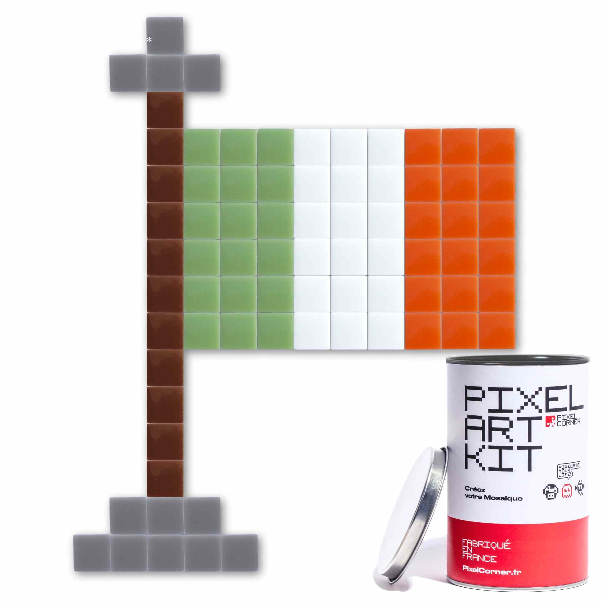 Pixel Art Kit "The Flag(s)" par Pixel Corner - Kits de loisirs créatifs