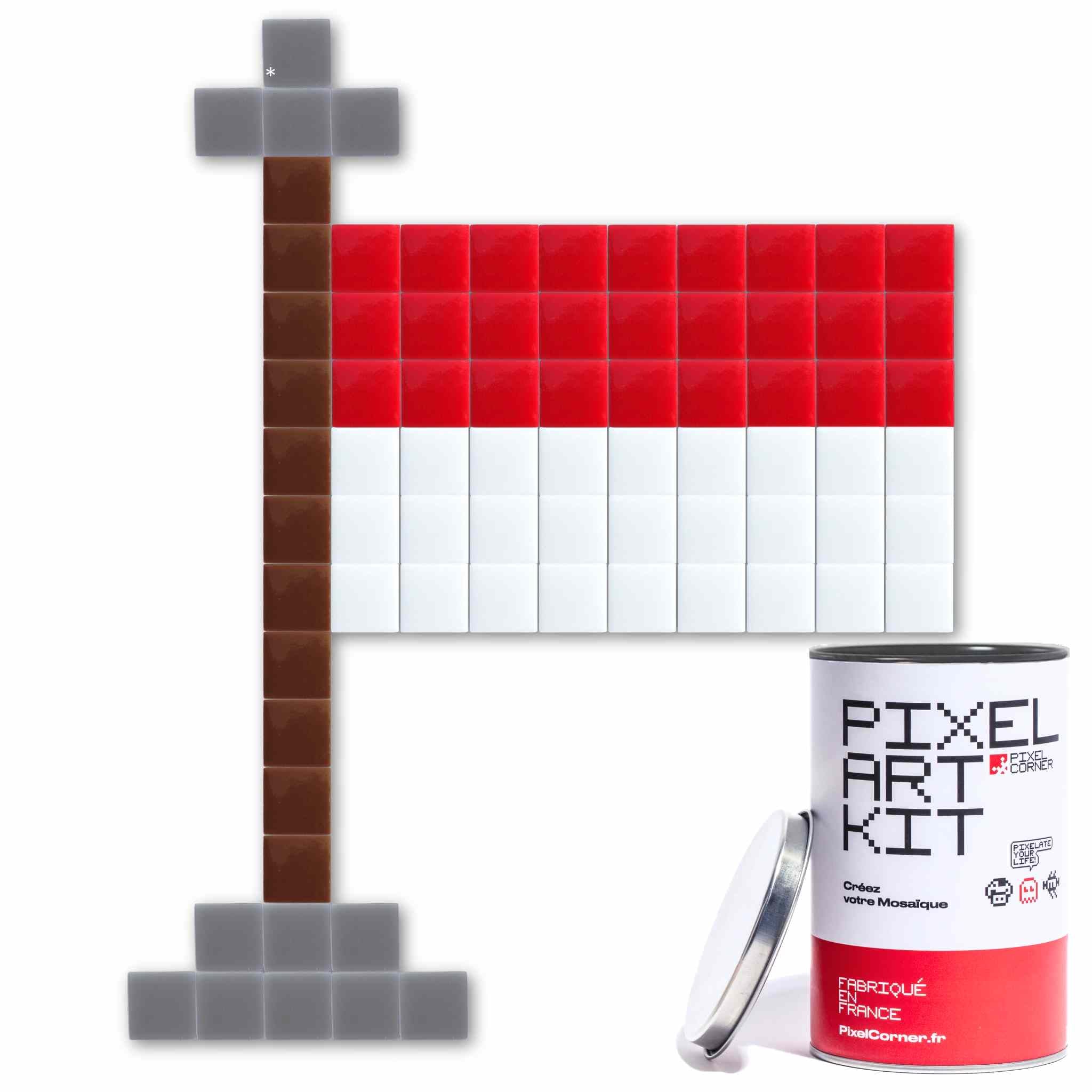 Pixel Art Kit "The Flag(s)" par Pixel Corner - Kits de loisirs créatifs