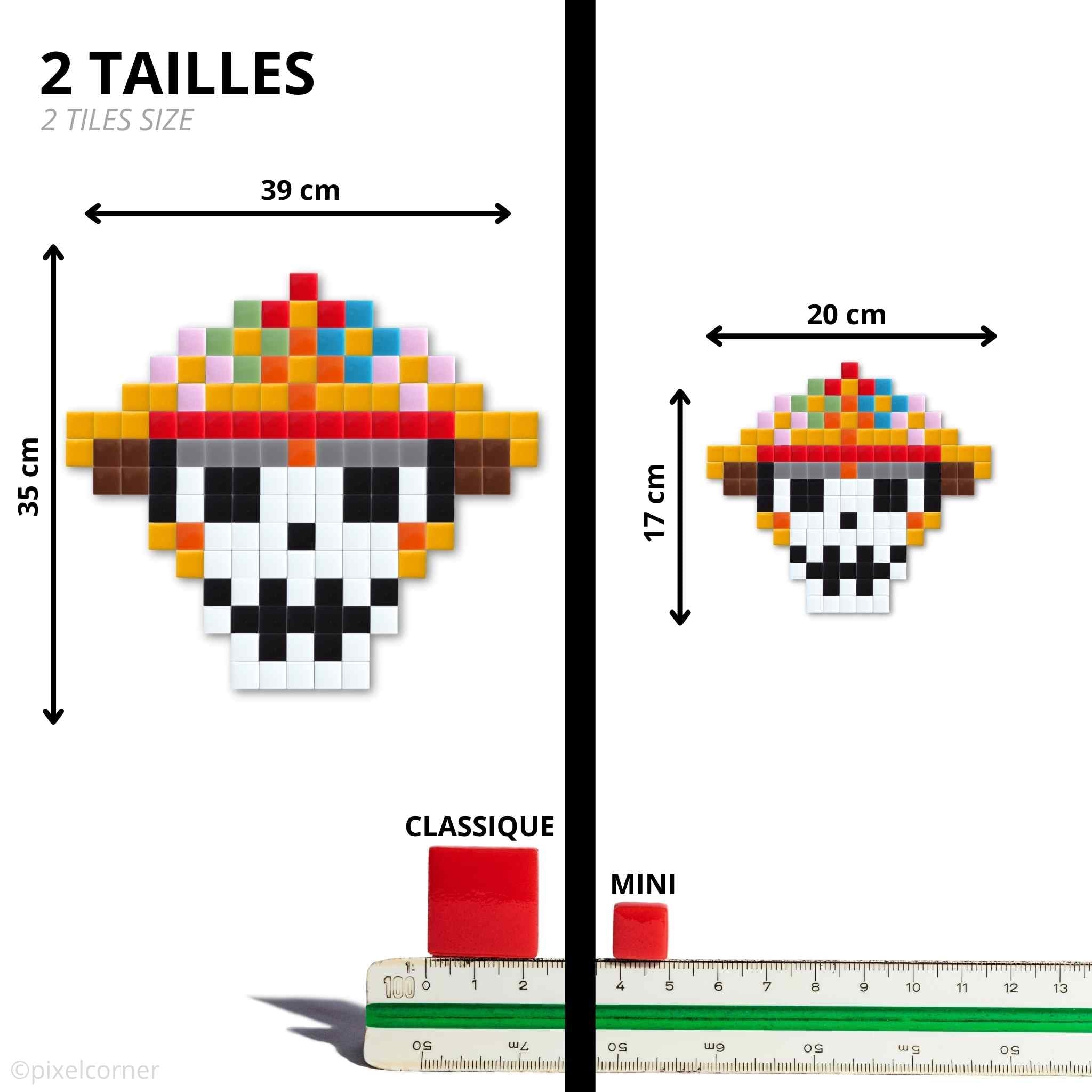 Pixel Art Kit "Tia de los Muertos" par Pixel Corner - Kits de loisirs créatifs