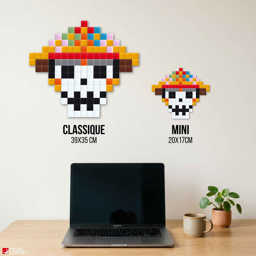 Comparaison des tailles Pixel Corner