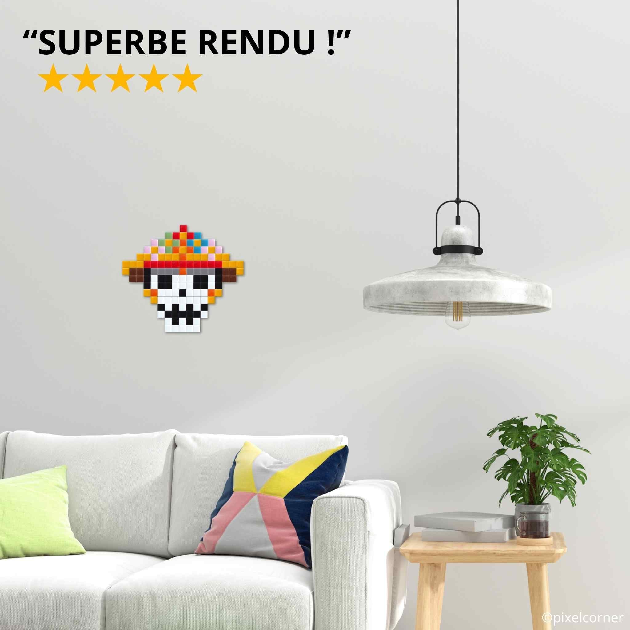 Pixel Art Kit "Tia de los Muertos" par Pixel Corner - Kits de loisirs créatifs