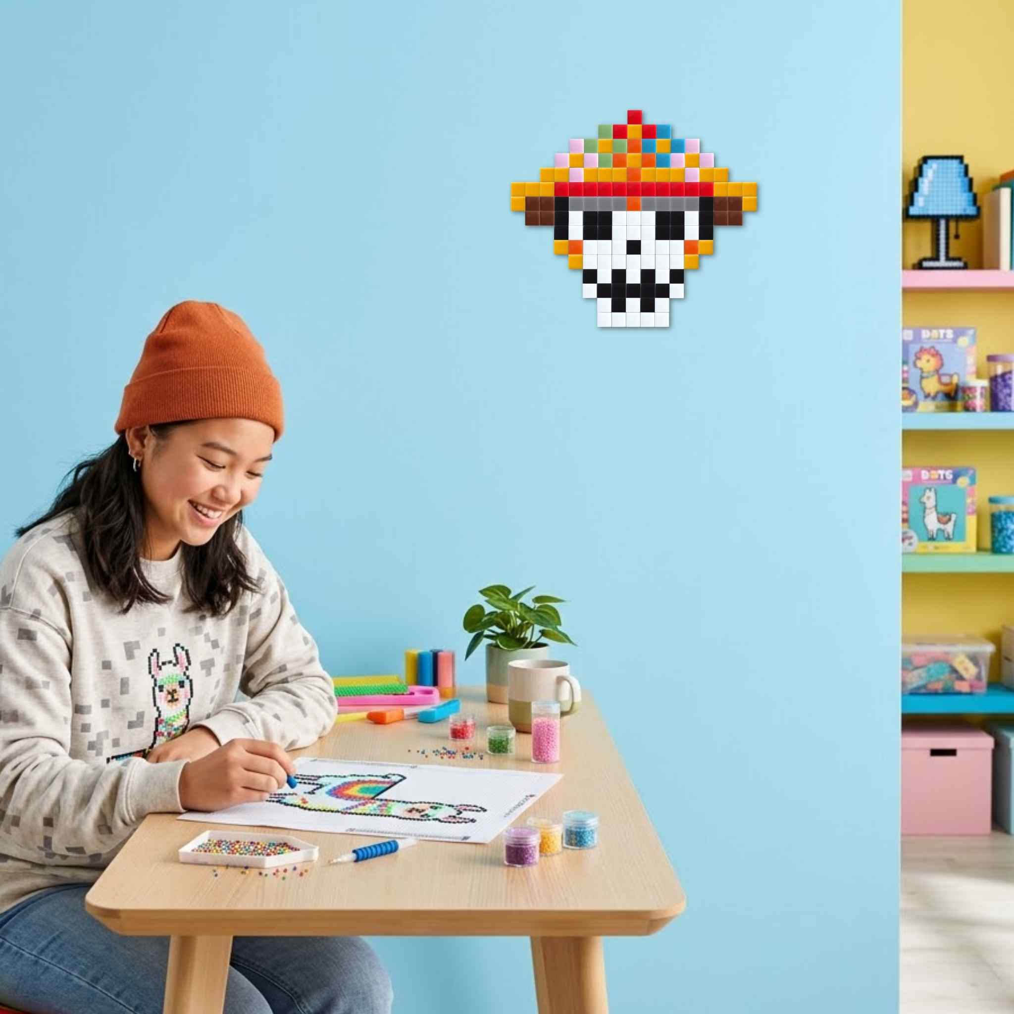 Pixel Art Kit "Tia de los Muertos" par Pixel Corner - Kits de loisirs créatifs