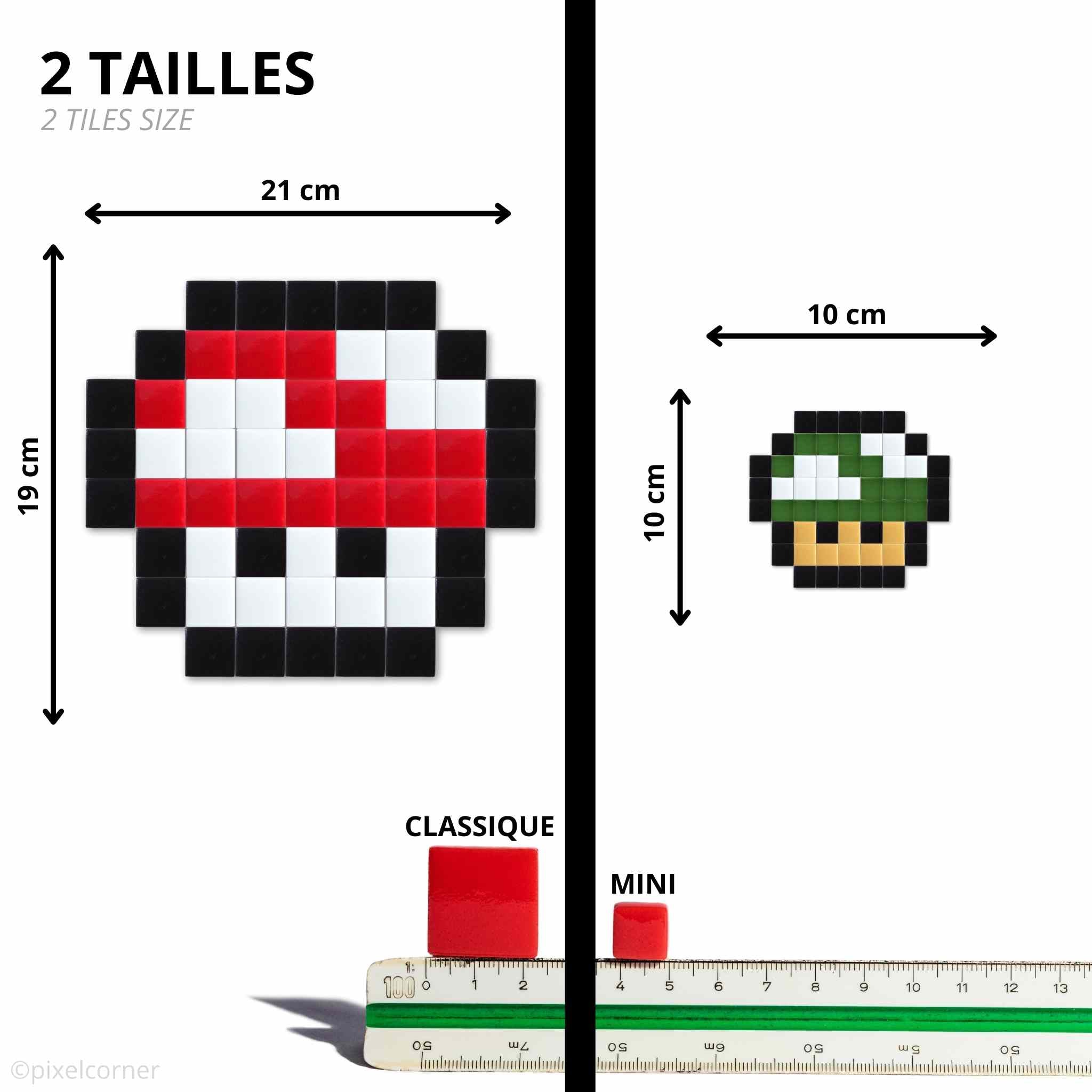 Pixel Art Kit "Tiny Shroom(s)" par Pixel Corner - Kits de loisirs créatifs