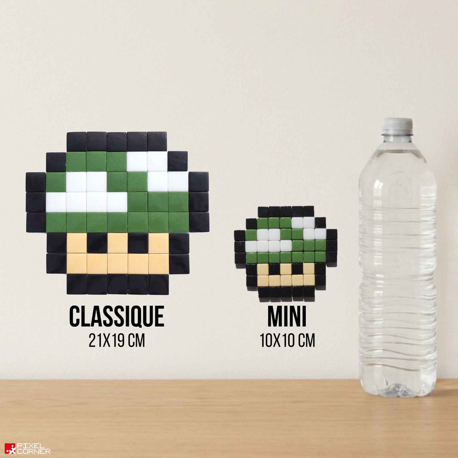 Comparaison des tailles Pixel Corner