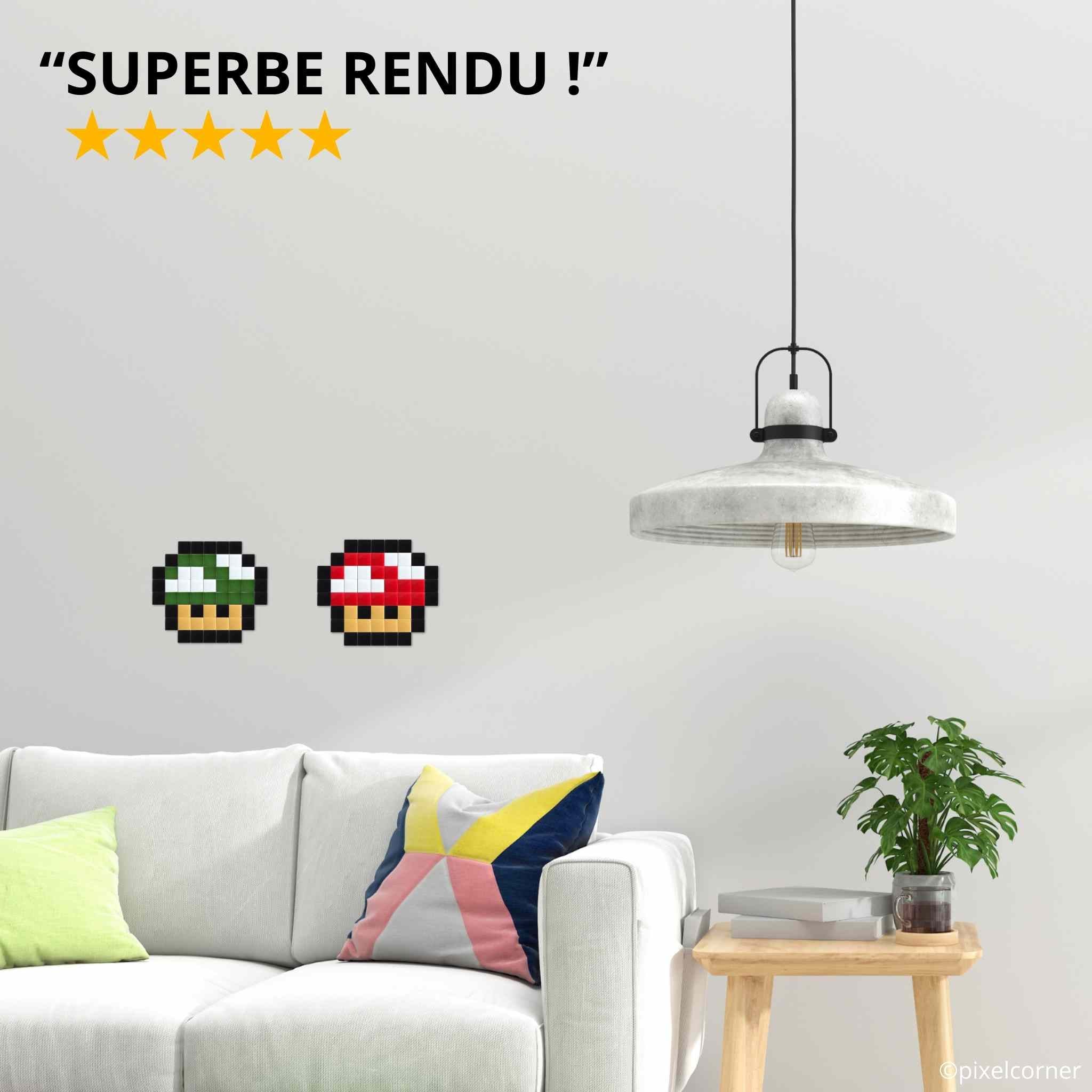 Pixel Art Kit "Tiny Shroom(s)" par Pixel Corner - Kits de loisirs créatifs
