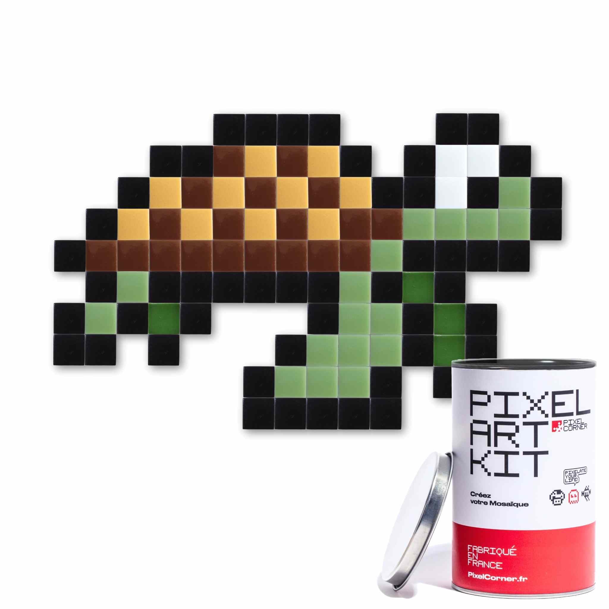 Pixel Art Kit "Tortue(s)" par Pixel Corner - Kits de loisirs créatifs