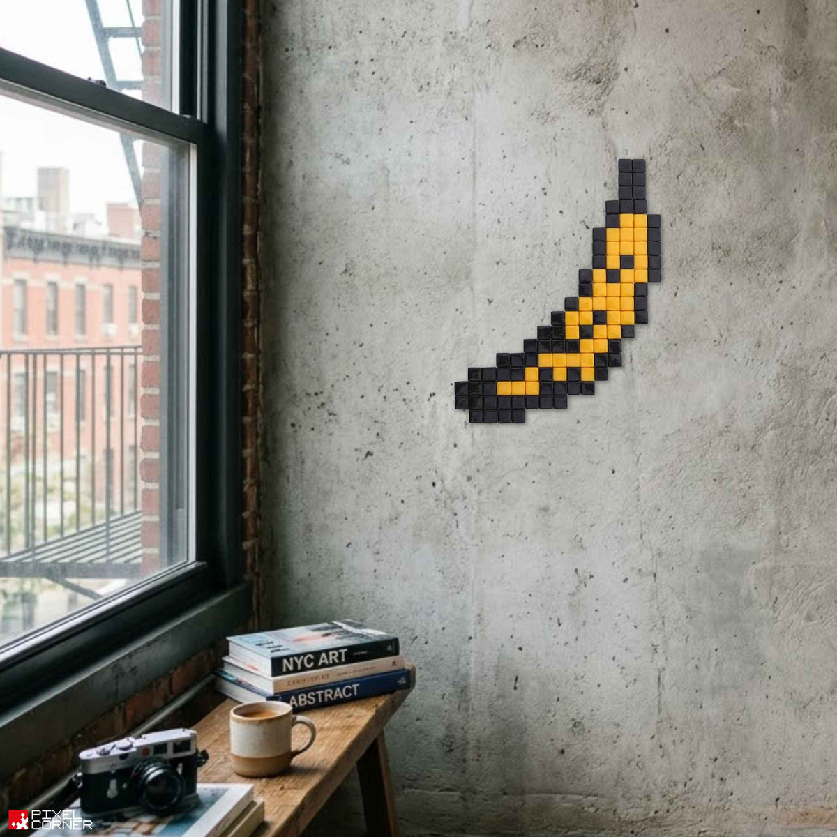 Pixel Art Kit "Velvet Banana" par Pixel Corner - Kits de loisirs créatifs