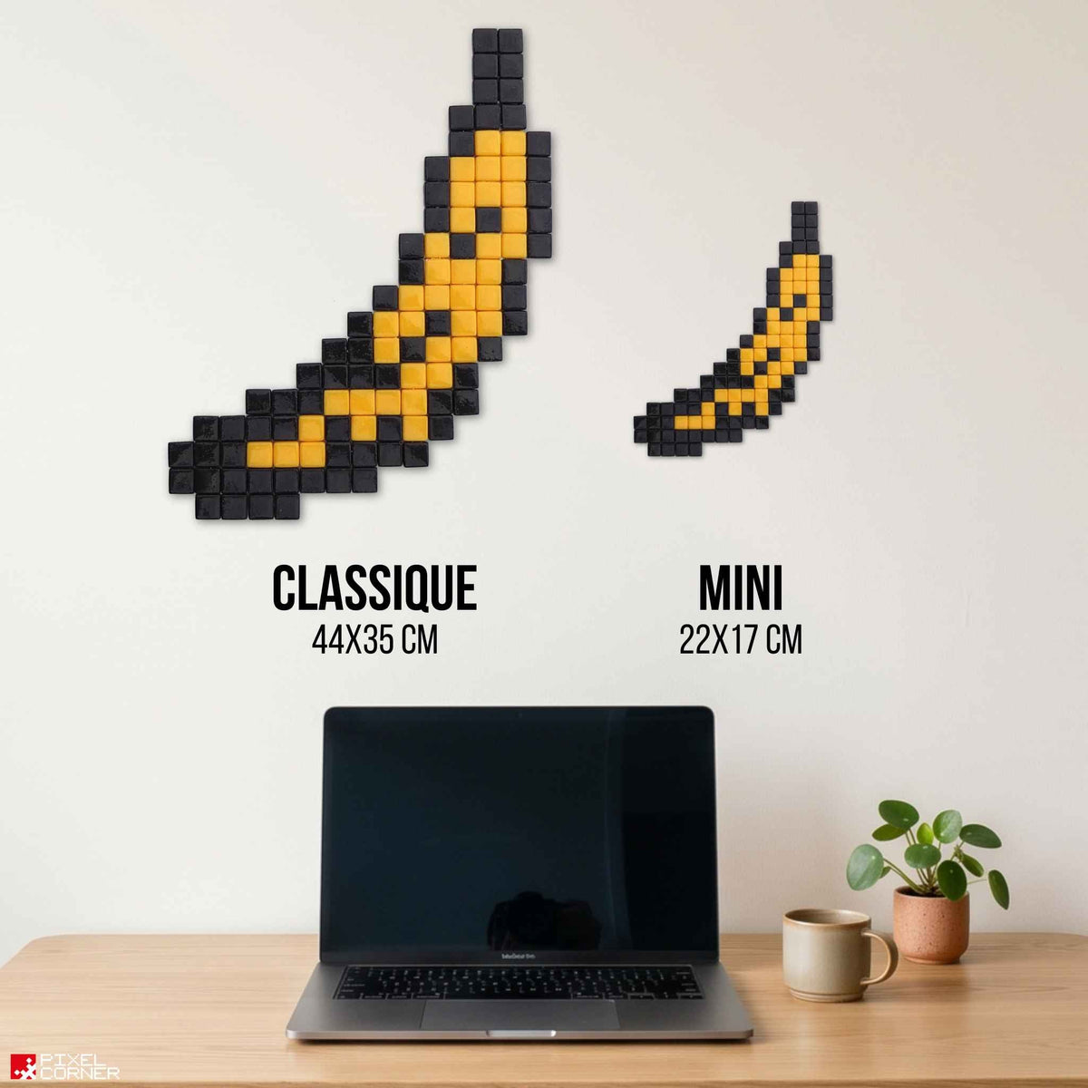 Pixel Art Kit "Velvet Banana" par Pixel Corner - Kits de loisirs créatifs