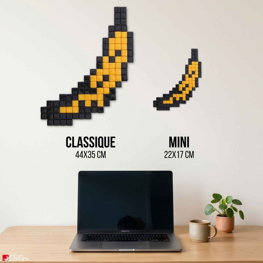 Comparaison des tailles Pixel Corner