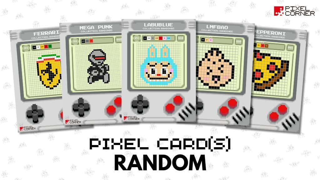 Pixel Card(s) - Collection "Random(s)" 🎲 par Pixel Corner - Cartes à Collectionner