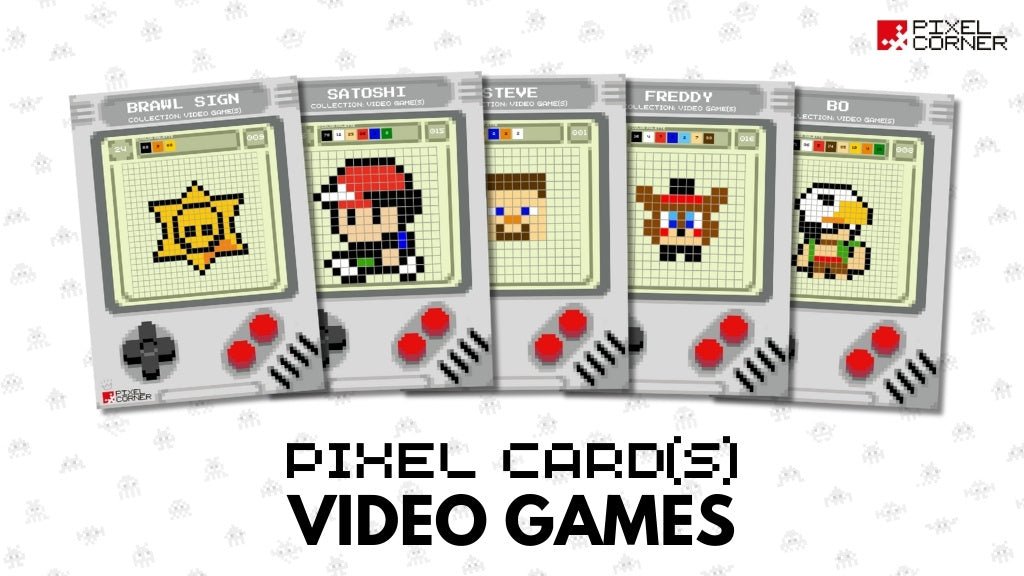 Pixel Card(s) - Collection "Video Games" par Pixel Corner - Cartes à Collectionner