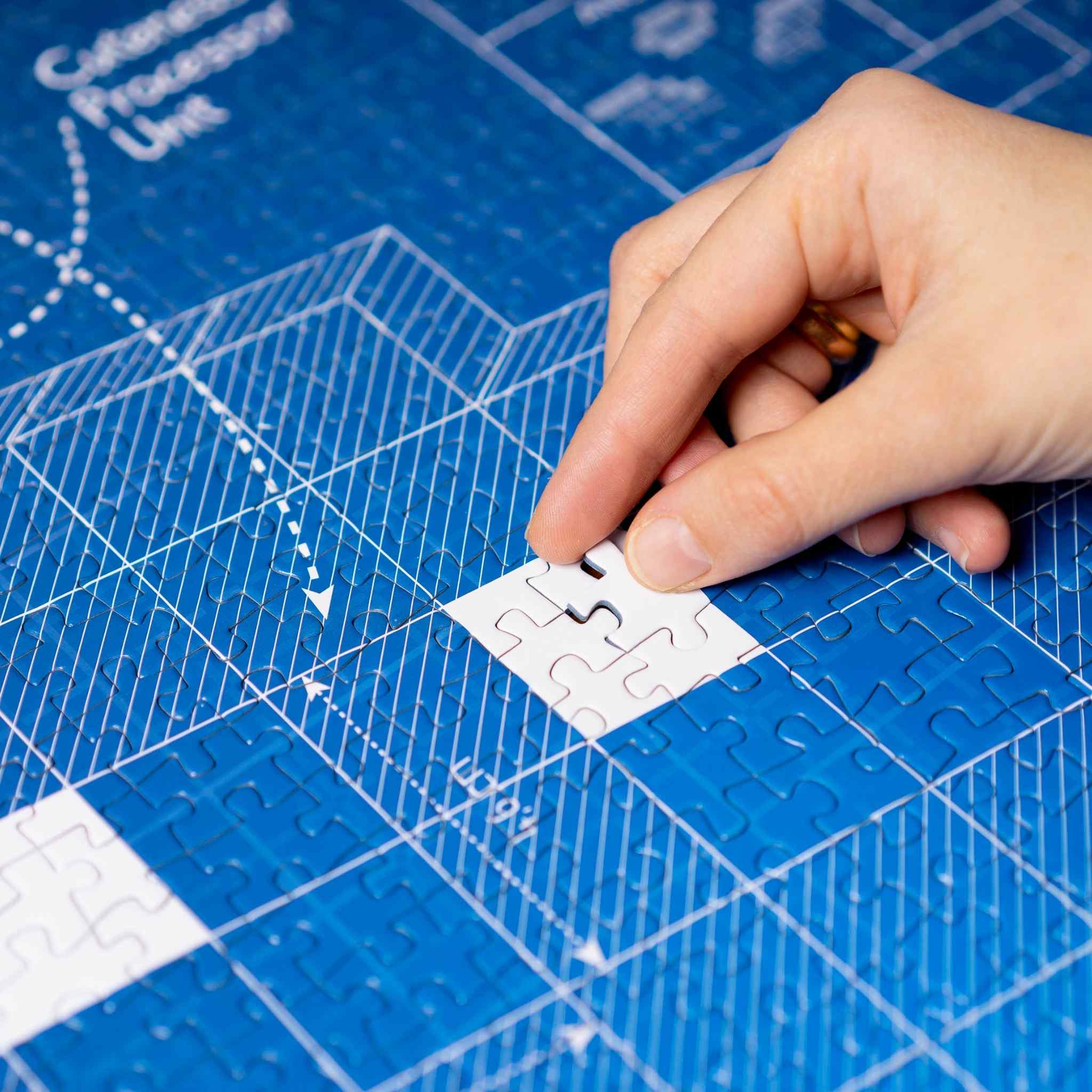 Puzzle 1000 pièces - "Blueprint: Les Gloomie(s)®" par Pixel Corner - Puzzle