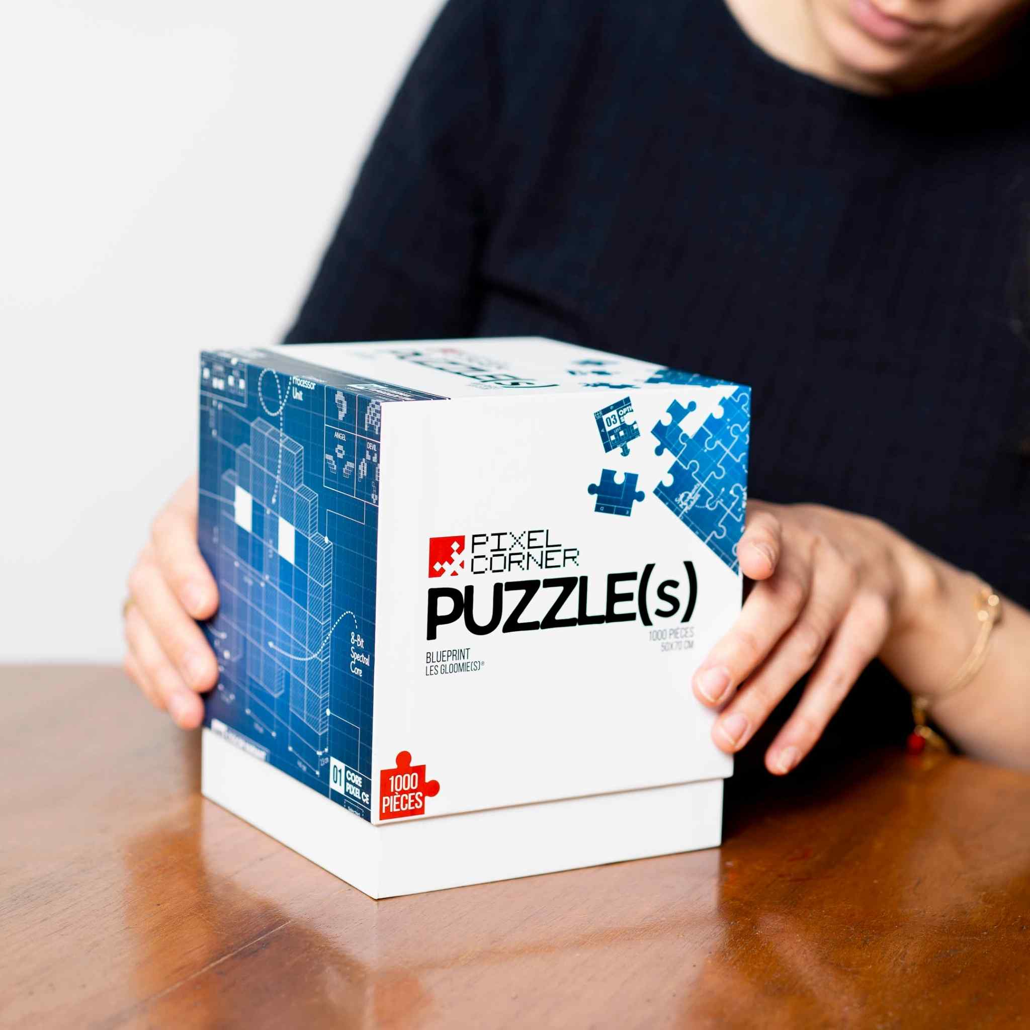 Puzzle 1000 pièces - "Blueprint: Les Gloomie(s)®" par Pixel Corner - Puzzle